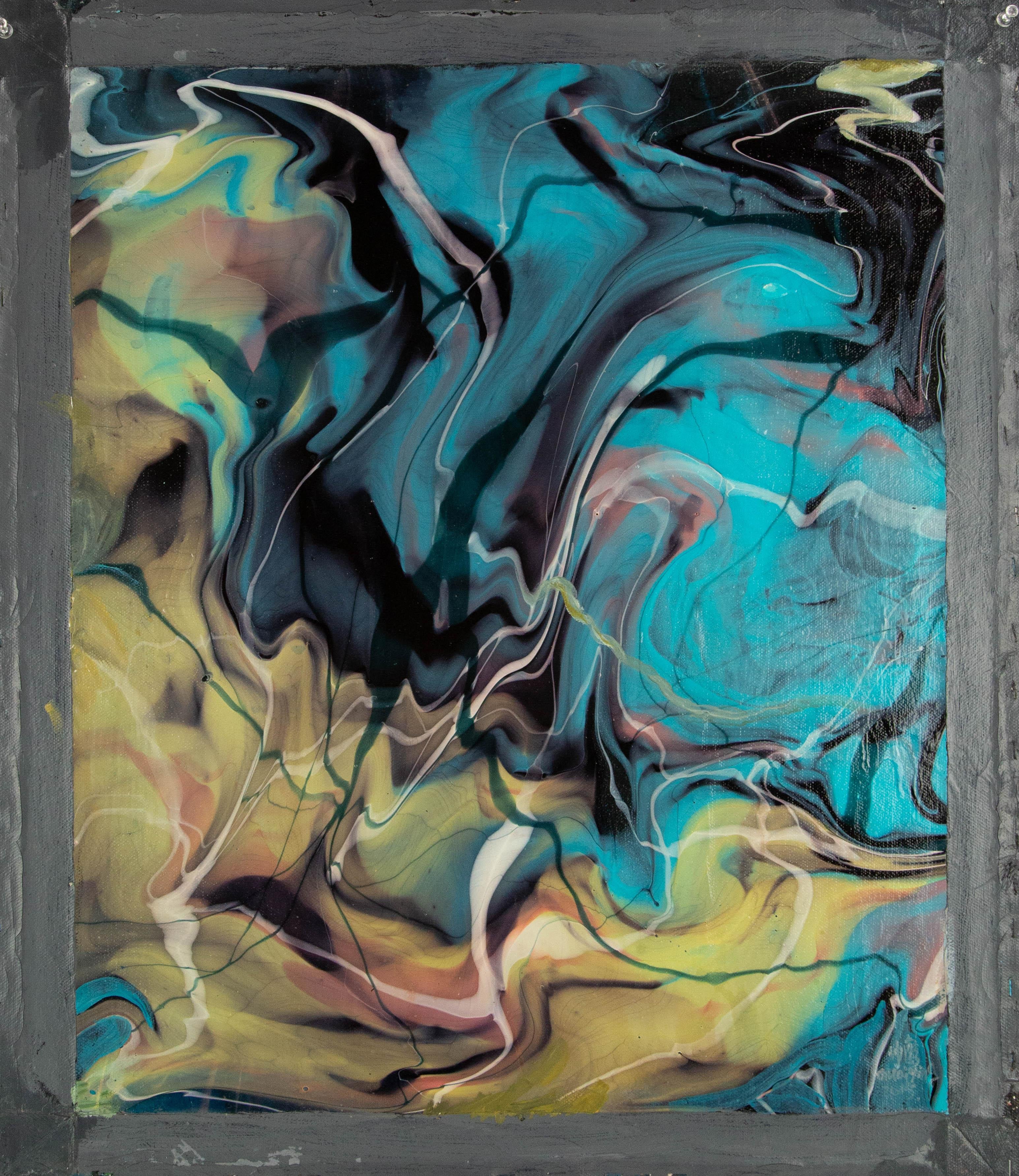 Ying Shuai Acrilico originale astratto su tela 