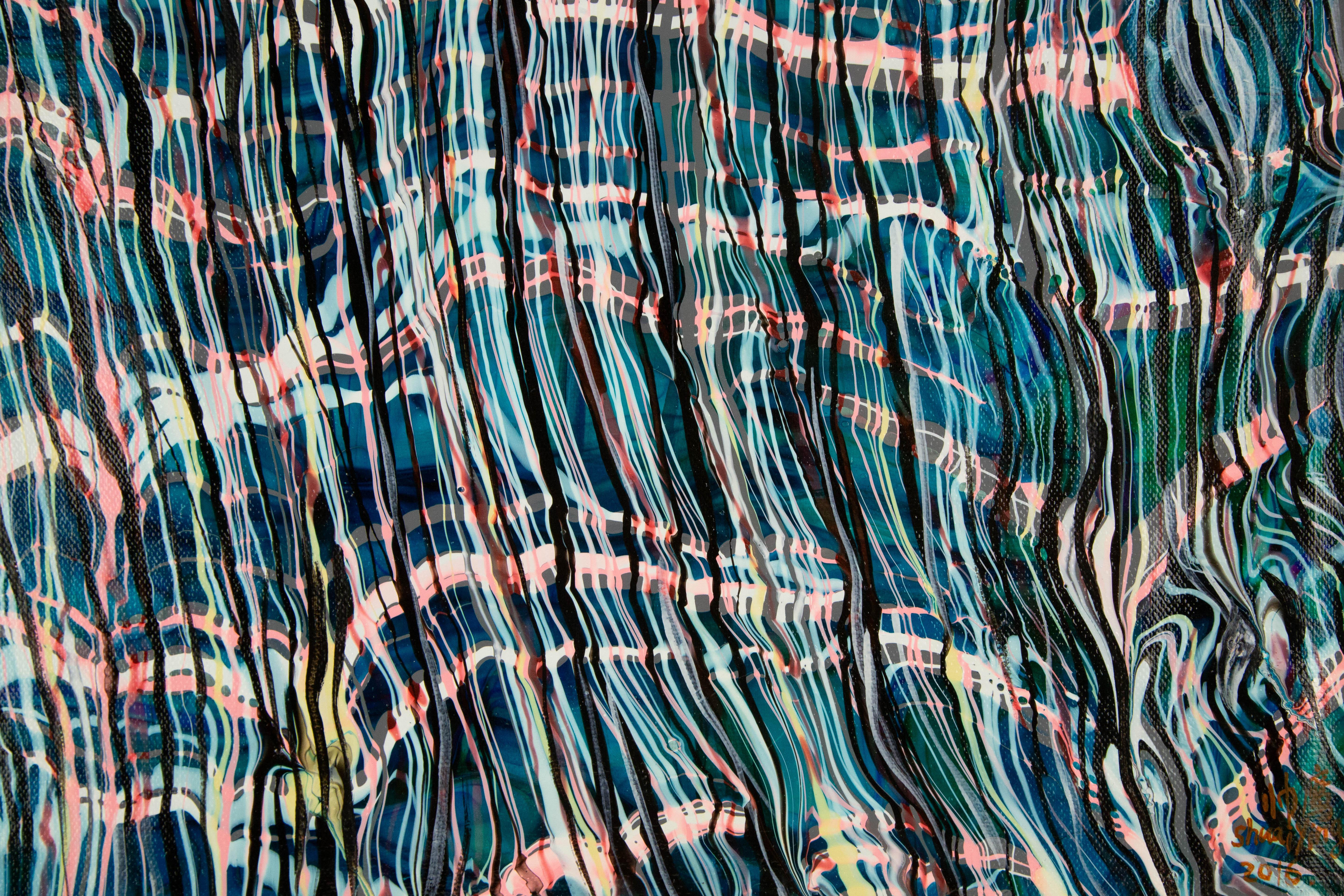 Ying Shuai Abstract Original Acrylic On Canvas 