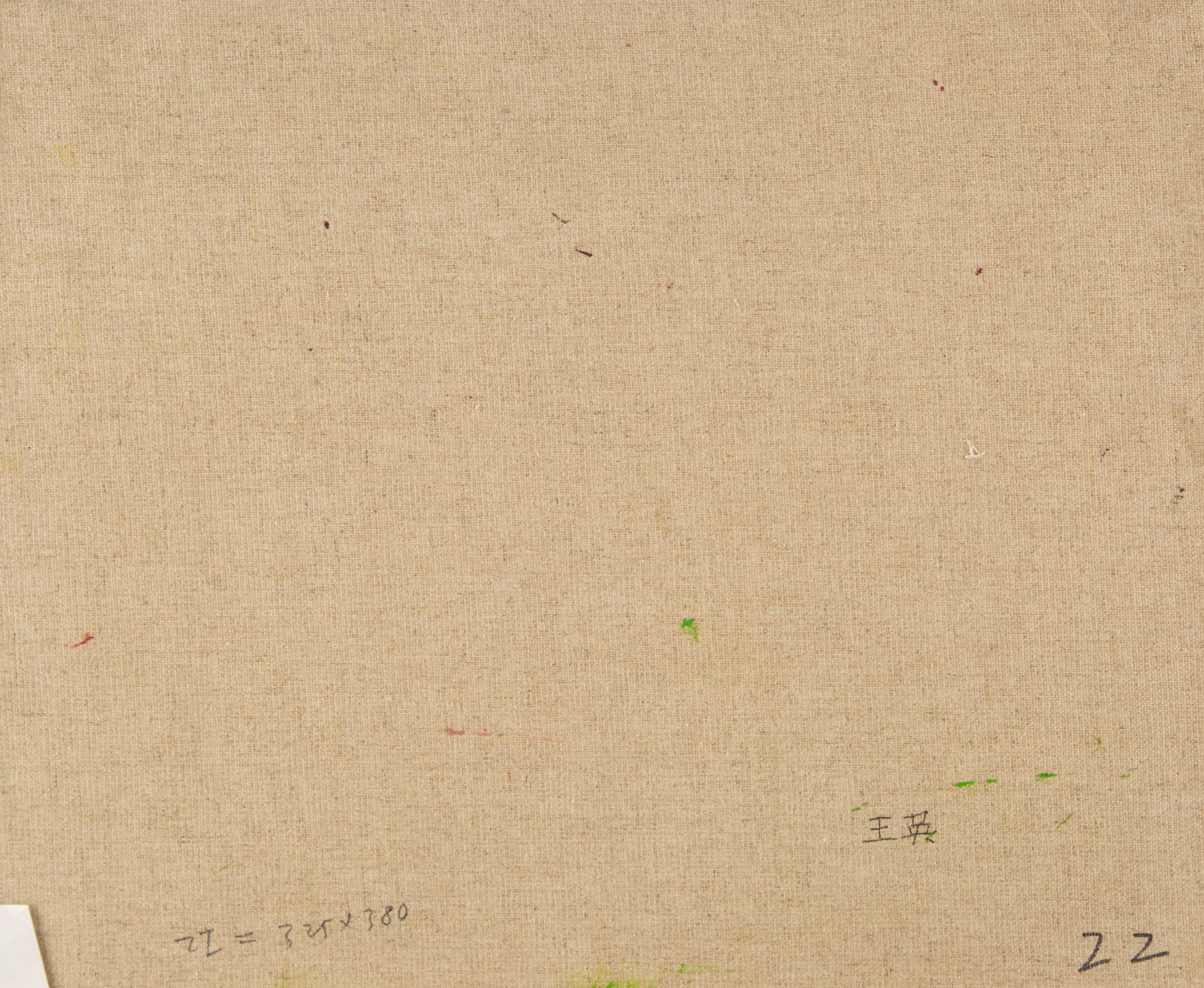 Ying Wang Floral Original Oil On Canvas 