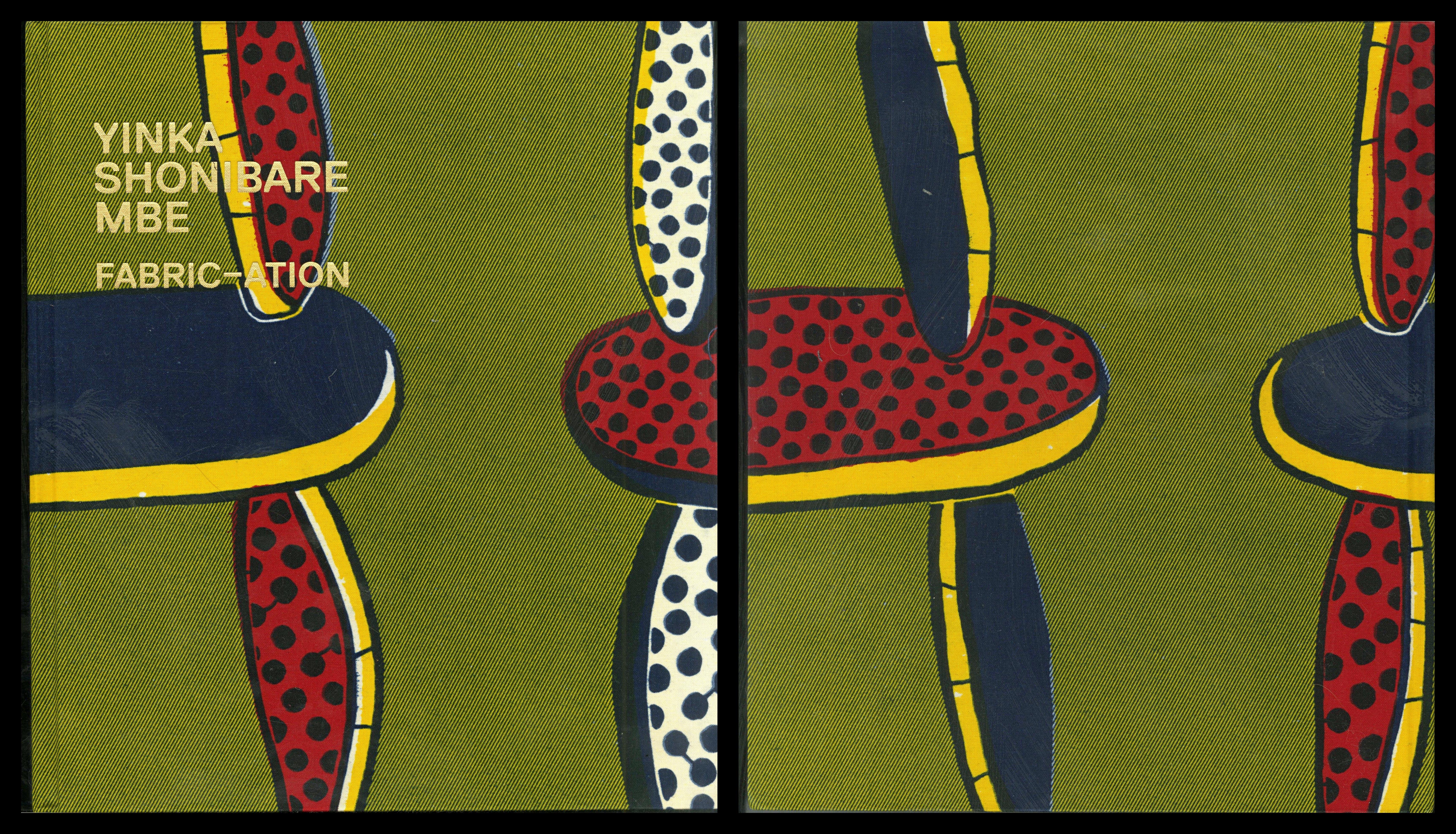 Yinka Shonibare Abstract Print - Fabric-ation monograph handmade fabric covered boards SIGNED 21/50, Unique var.