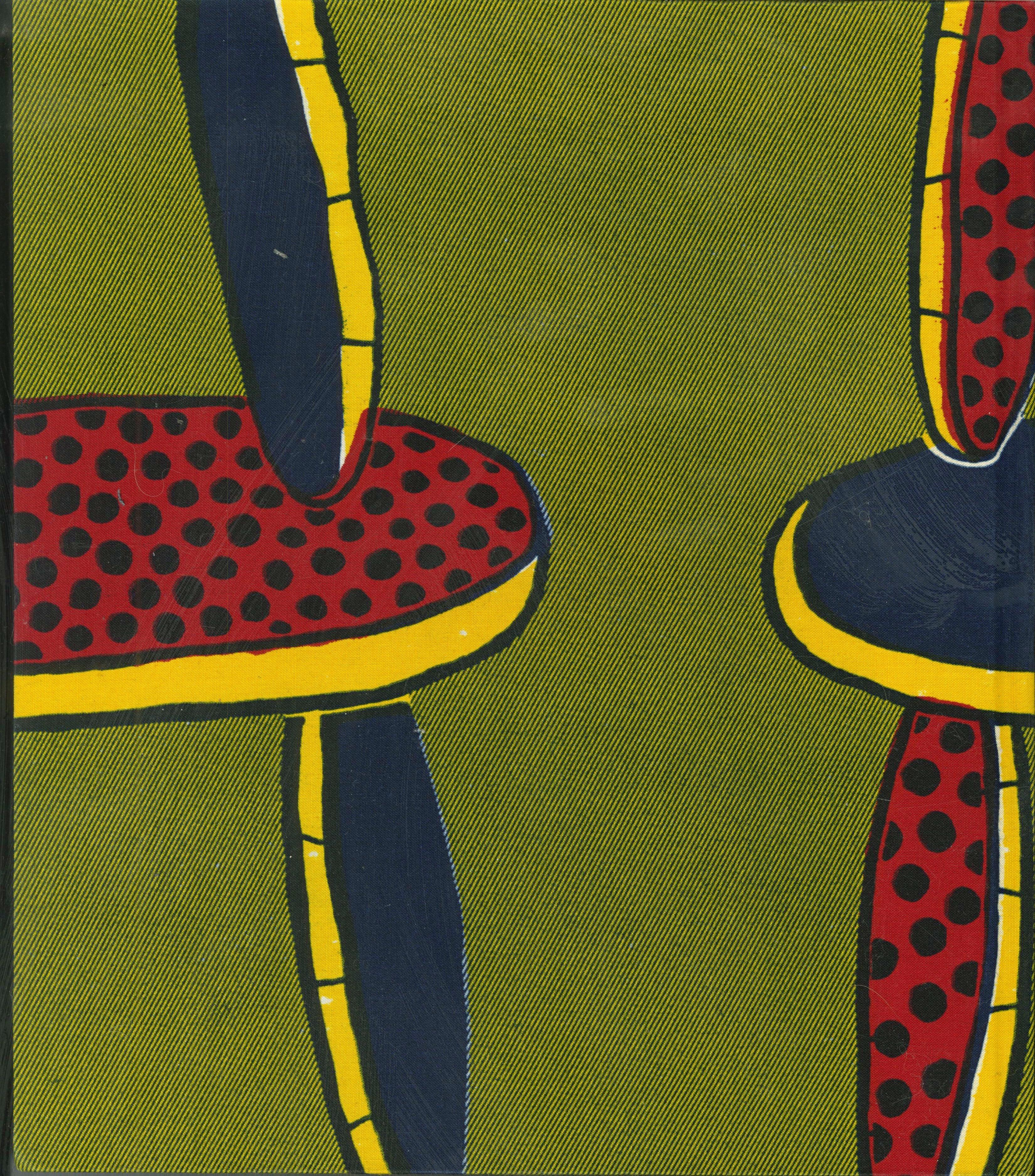 Fabric-ation monograph handmade fabric covered boards SIGNED 21/50, Unique var. - Brown Abstract Print by Yinka Shonibare