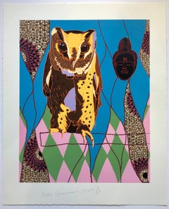 African Bird Magic (Sokoke Scops-Owl and Okuyi Mask)