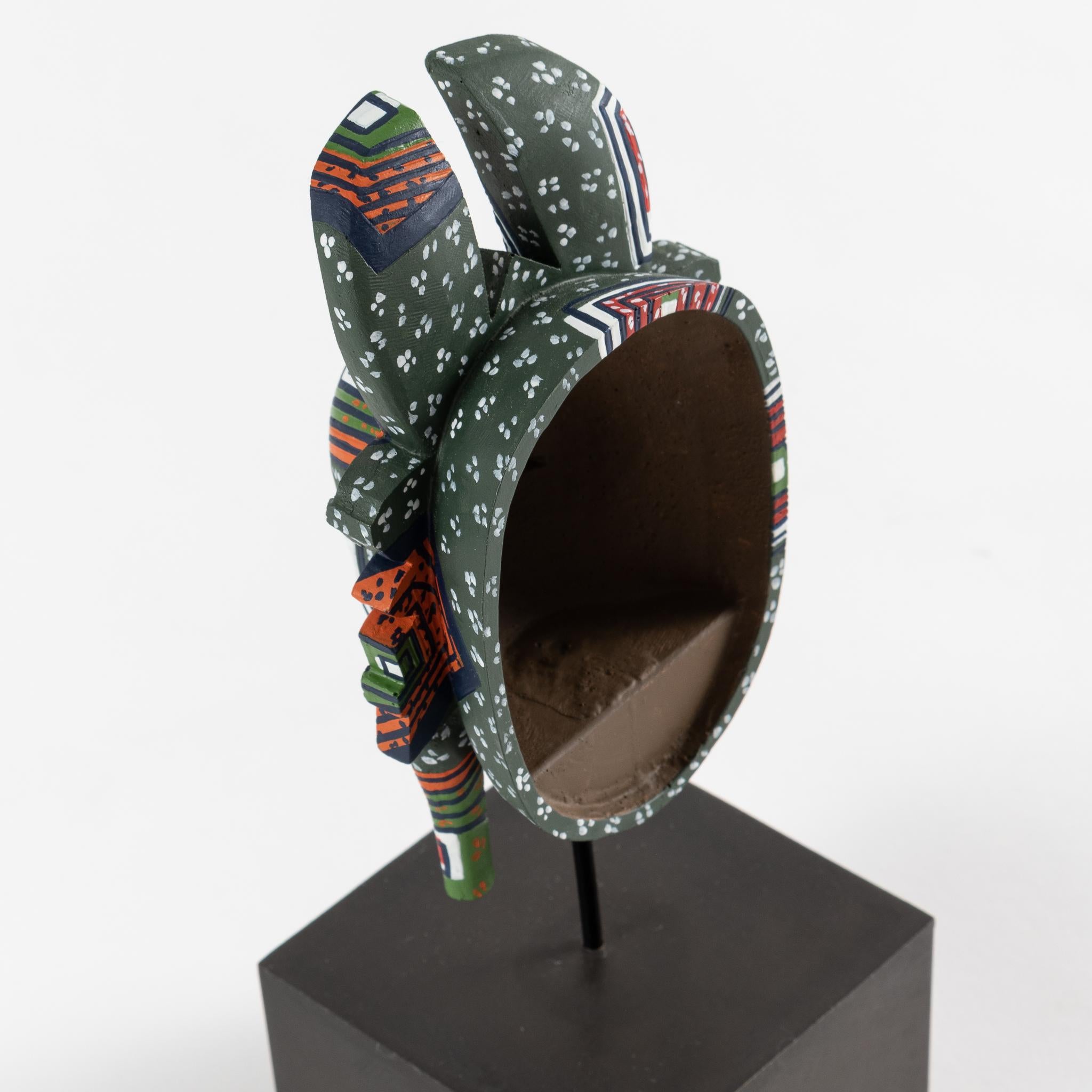 Hybrid Mask II (K’peliye’e)  Yinka Shonibare Sculpture Contemporary Artwork 1