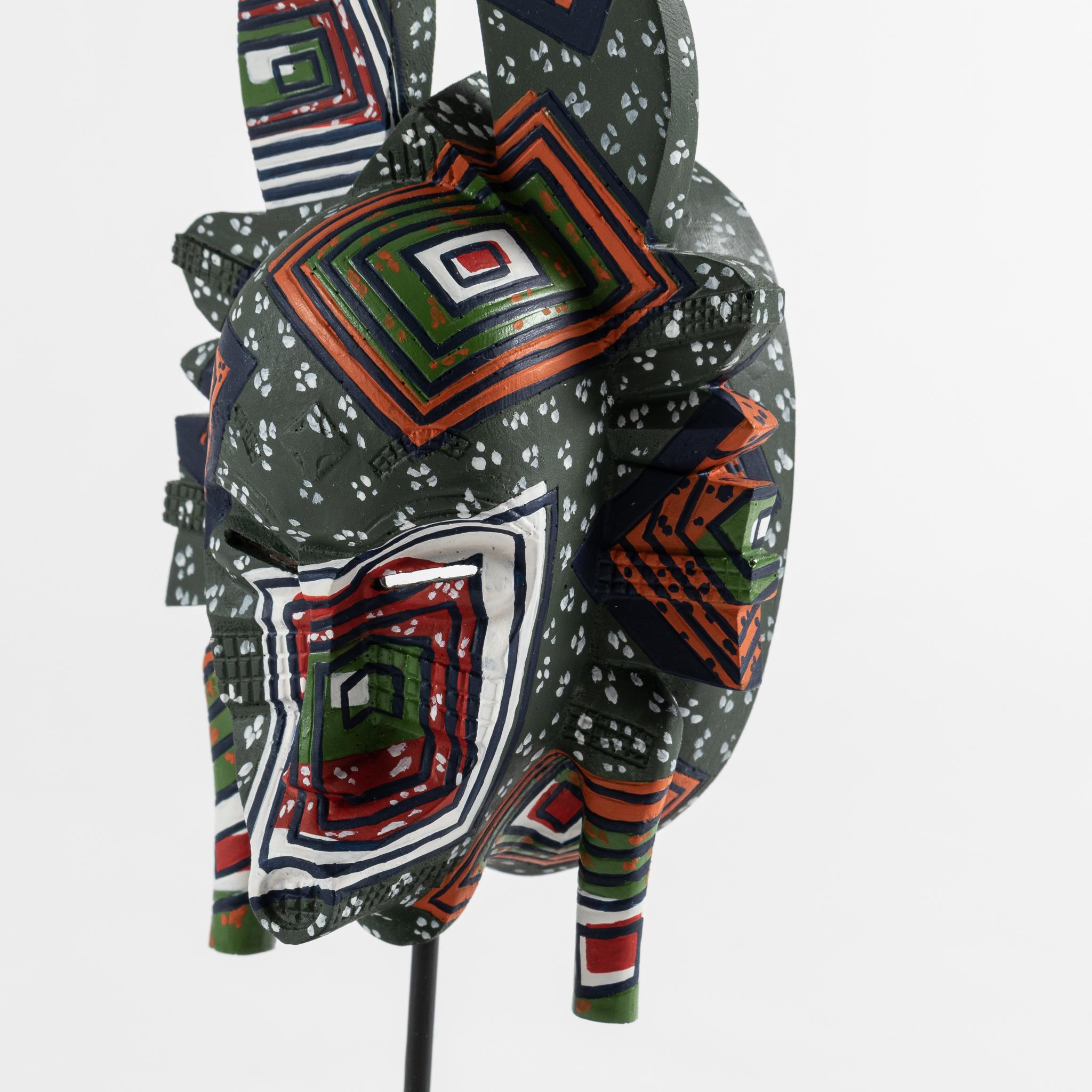 Hybrid Mask II (K’peliye’e)  Yinka Shonibare Sculpture Contemporary Artwork 2