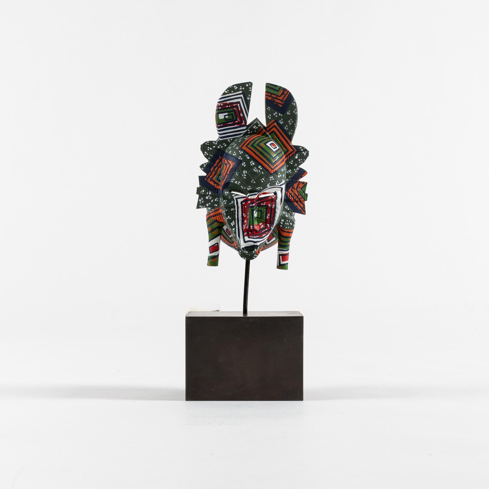 Hybrid Mask II (K’peliye’e)  Yinka Shonibare Sculpture Contemporary Artwork