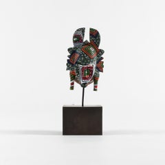 Hybride Maske II (K'peliye'e)  Yinka Shonibare Skulptur Zeitgenössisches Kunstwerk