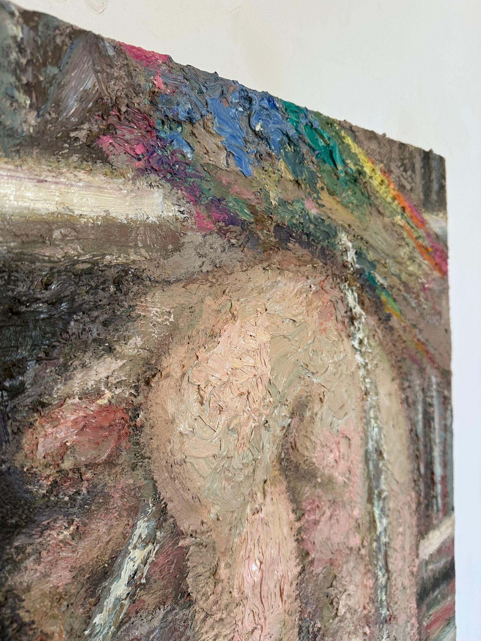 At the library (Oil Painting) For Sale 13