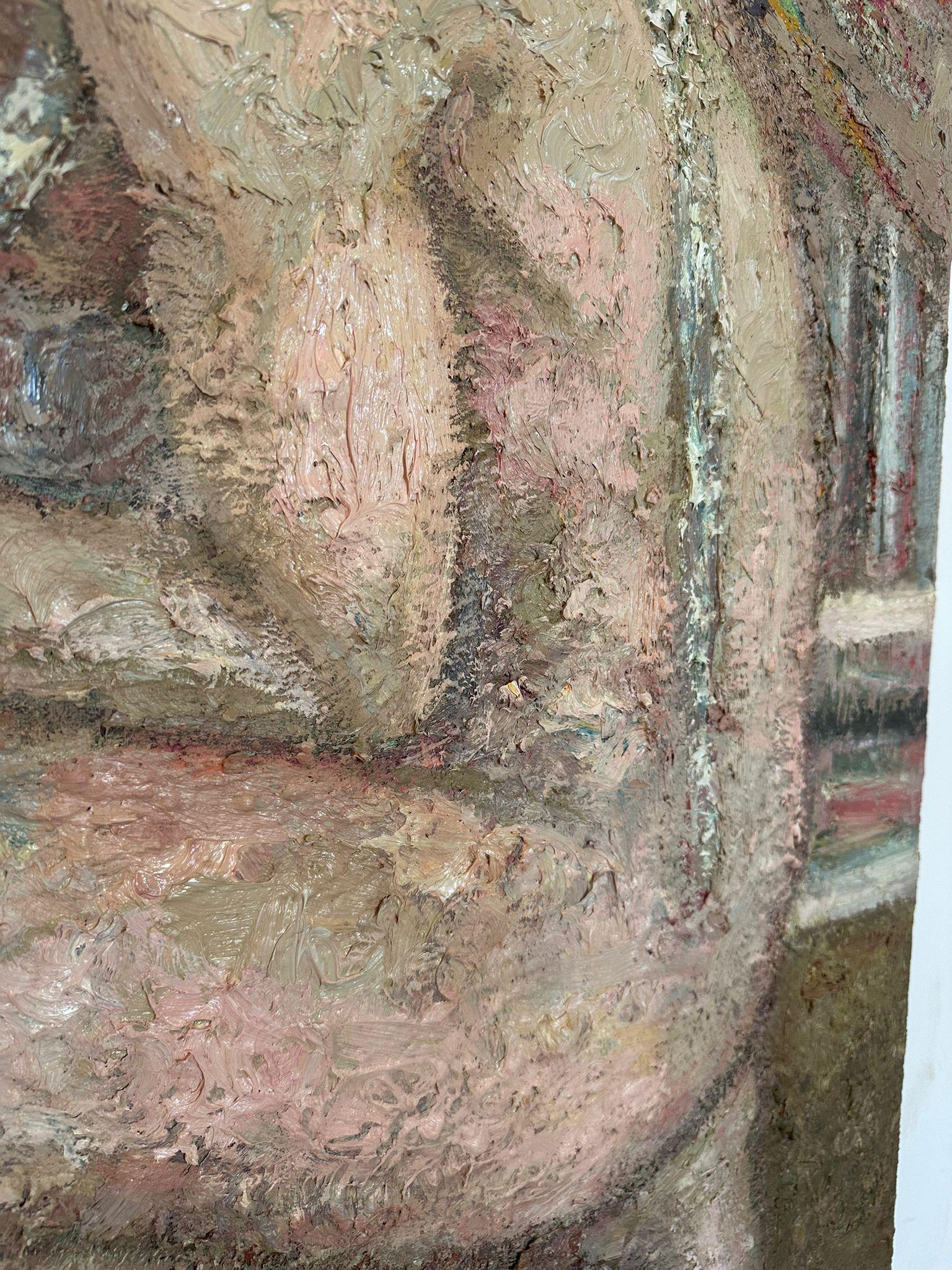 At the library (Oil Painting) For Sale 3