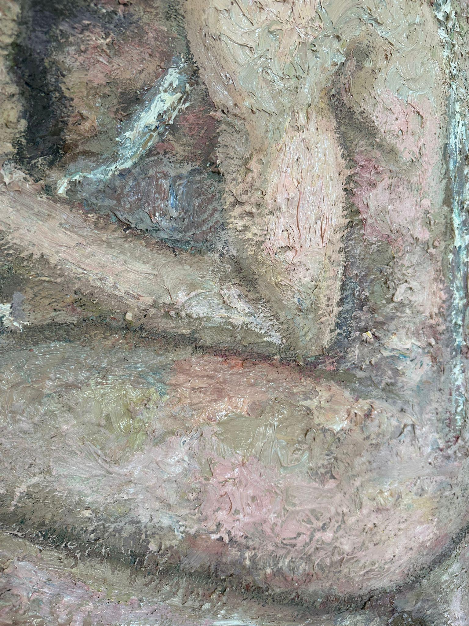 At the library (Oil Painting) For Sale 4