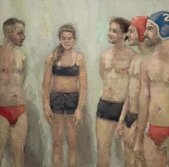 Swimmers (Oil Painting)