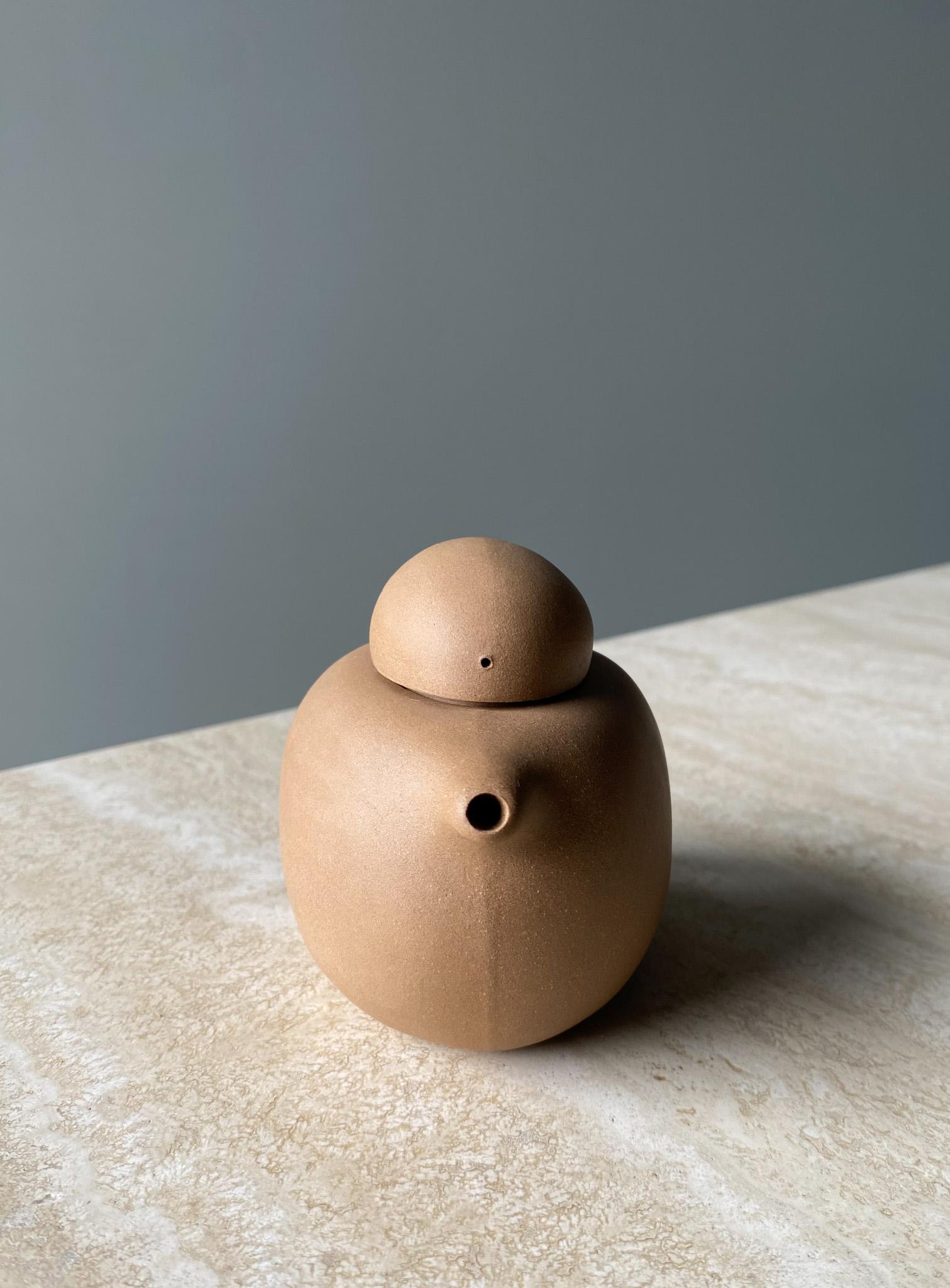 Yixing Ware Ceramic Tea Pot, China, 20th Century For Sale 11