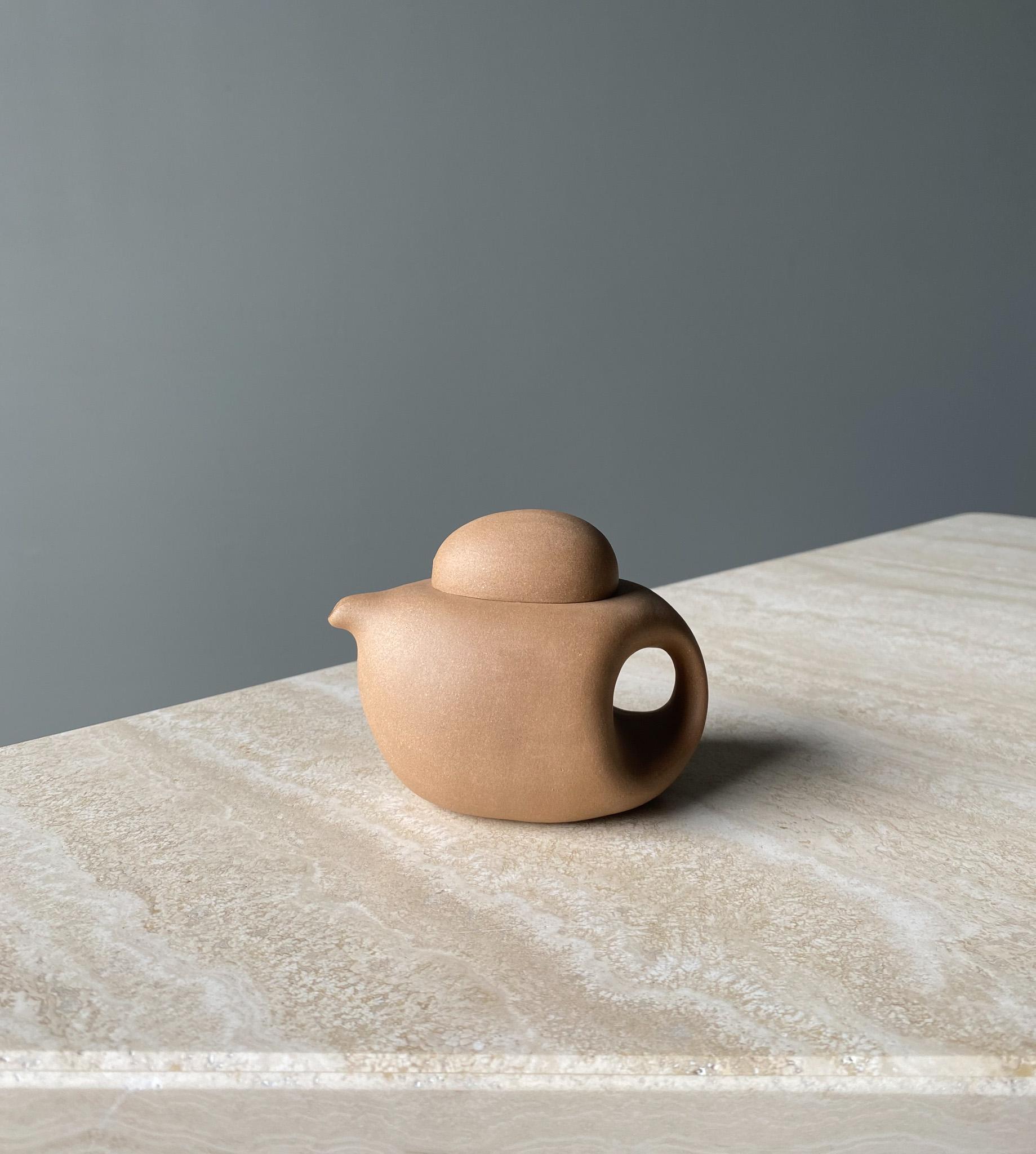 Yixing Ware Ceramic Tea Pot, China, 20th Century For Sale 2