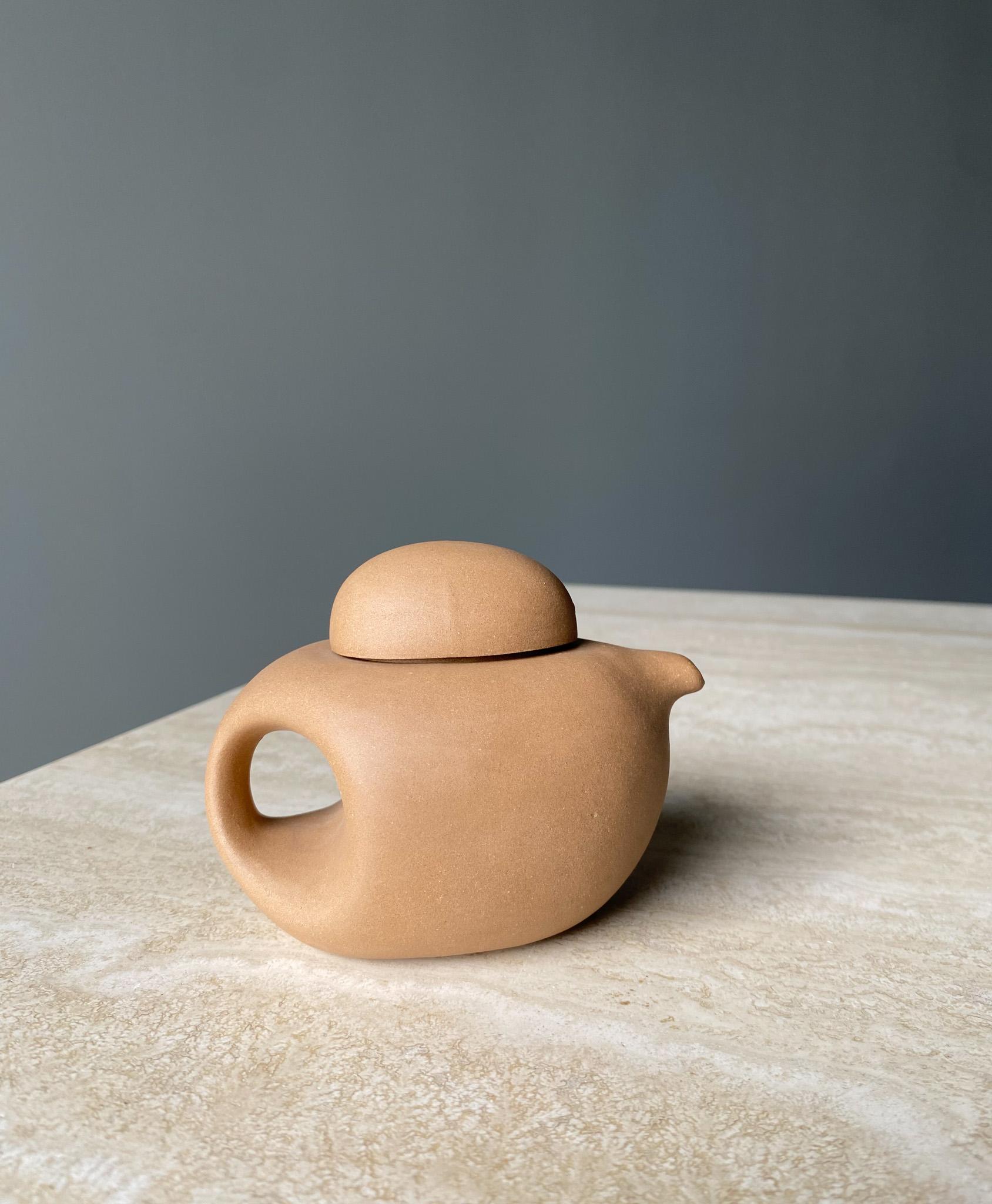 Yixing Ware Ceramic Tea Pot, China, 20th Century For Sale 3