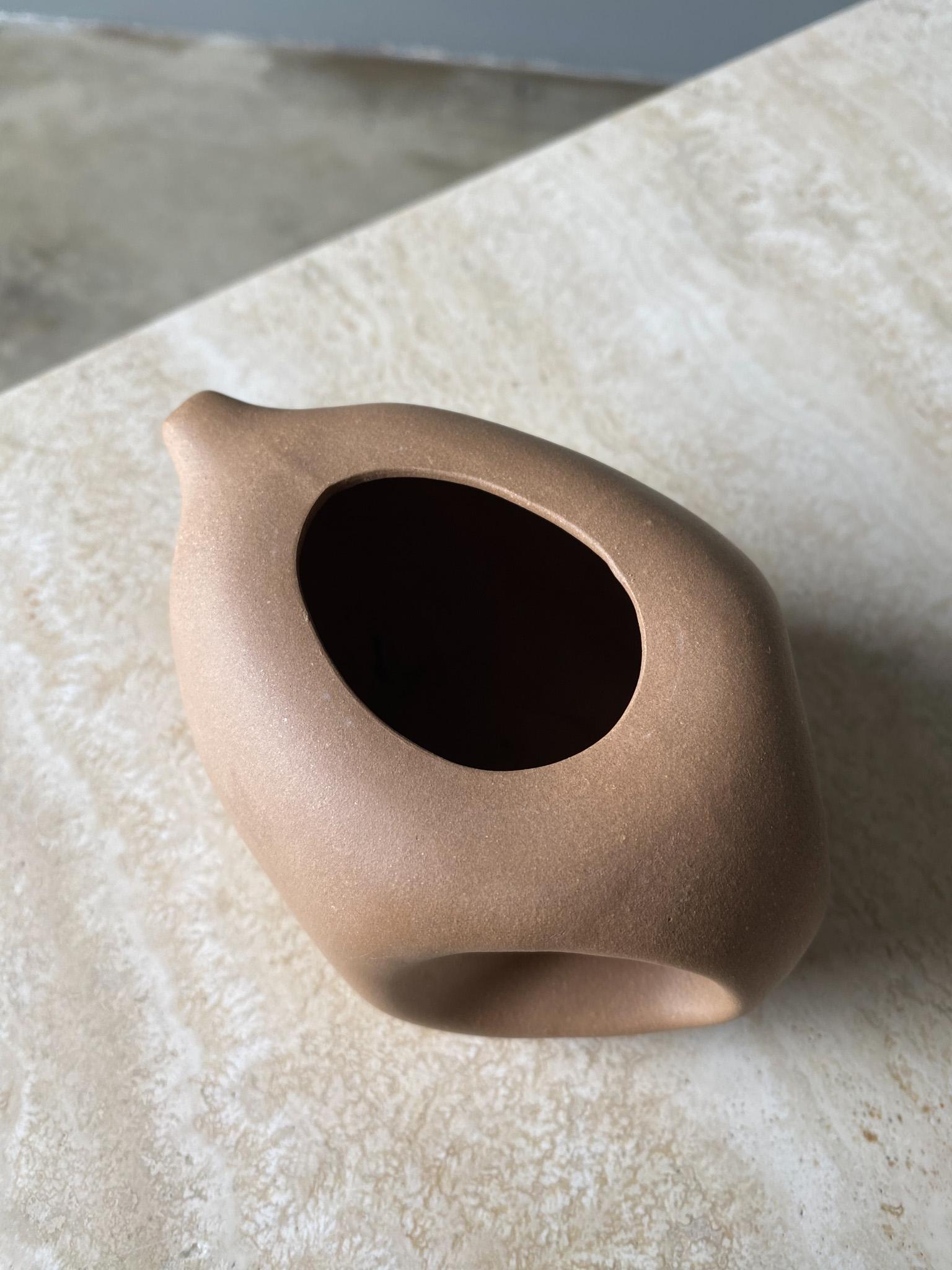 Yixing Ware Ceramic Tea Pot, China, 20th Century For Sale 4