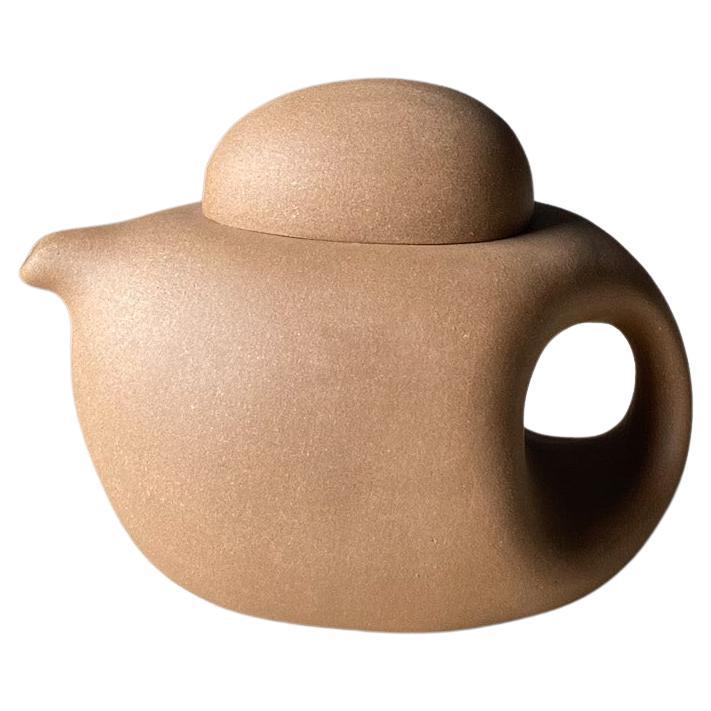 Yixing Ware Keramik-Teekanne, China, 20. Jahrhundert