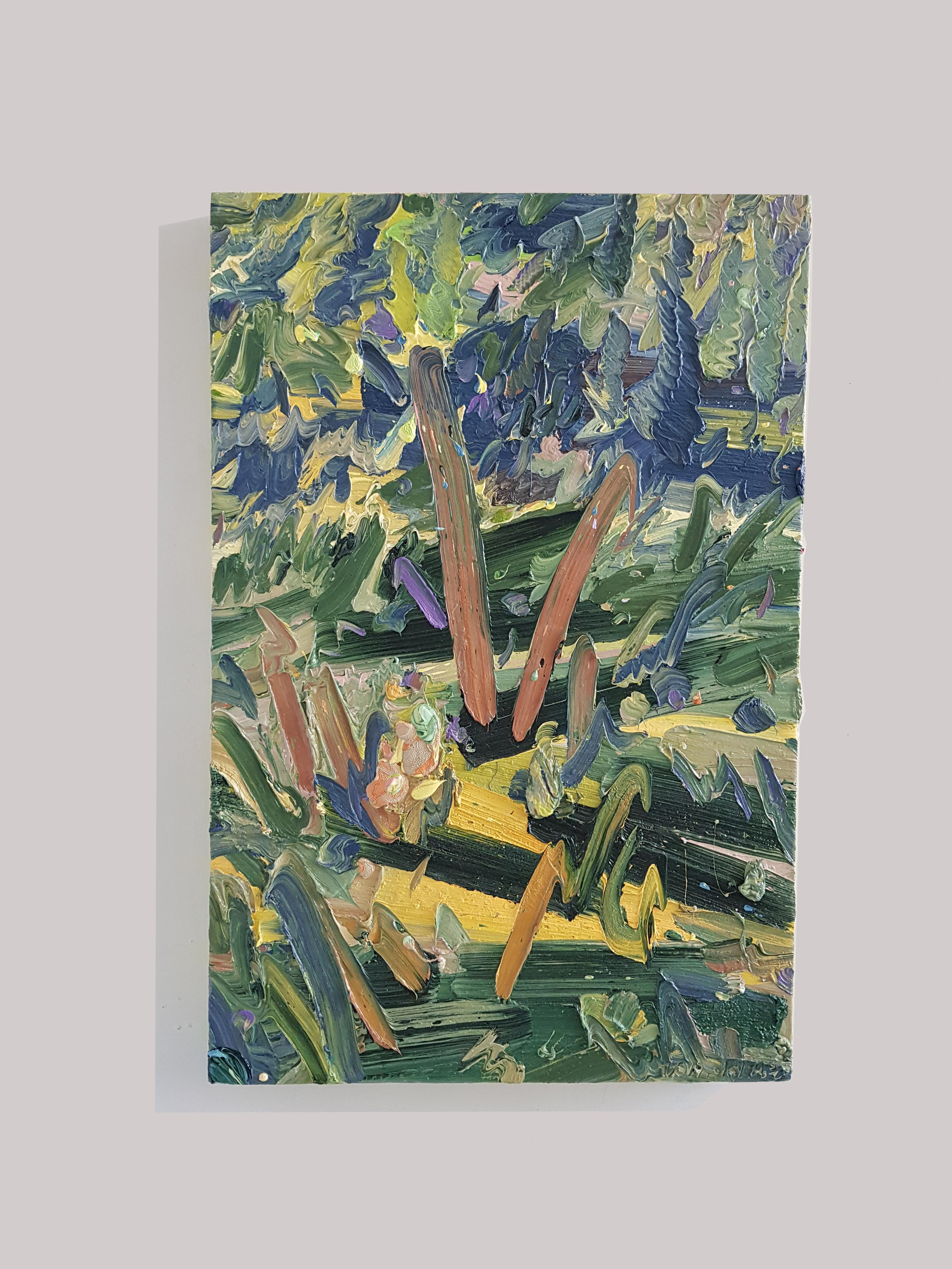 Voilà, Automne_201937 - Abstrait Painting par YiYi,Jeong-Eun