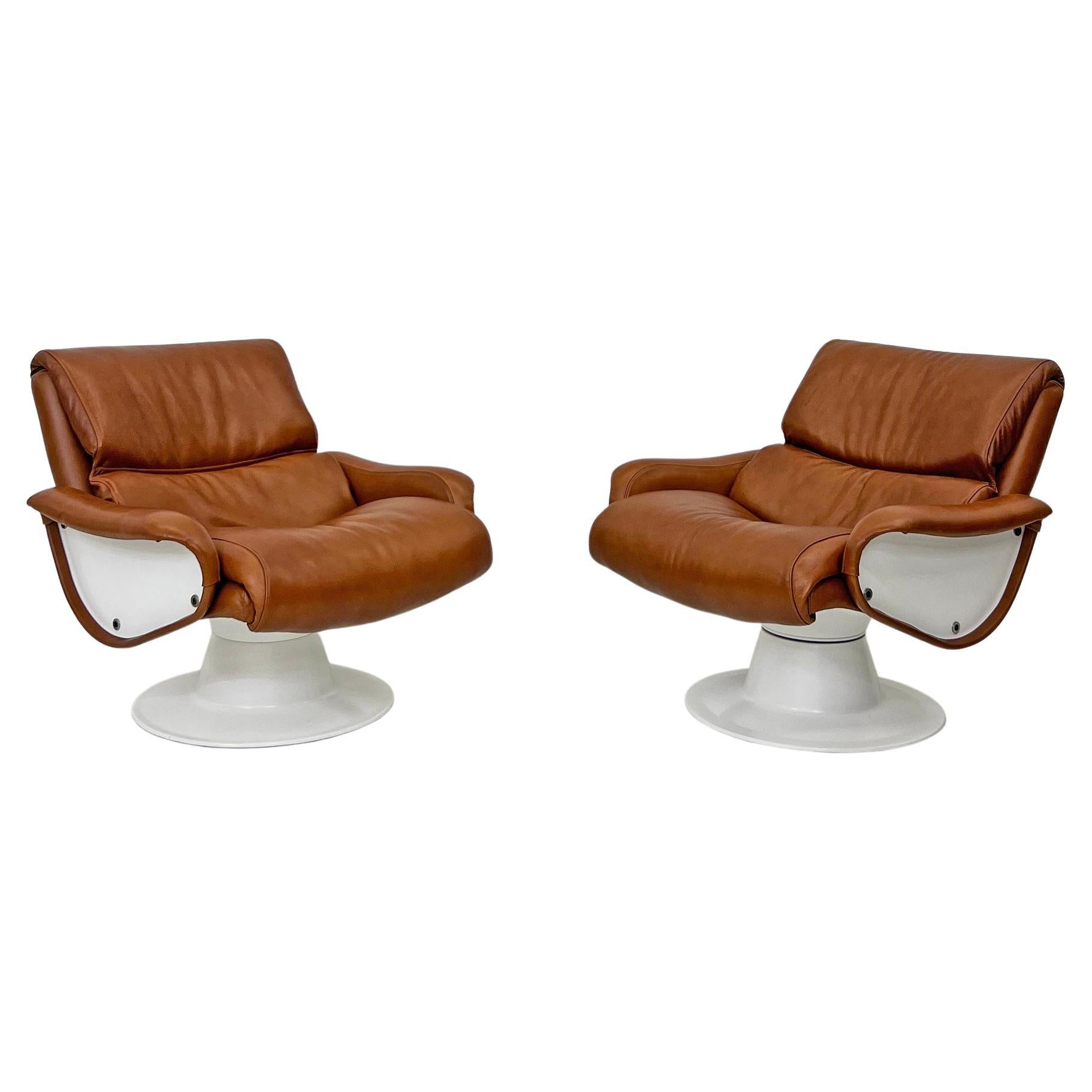 Yrjo Kukkapuro Saturn Lounge Chairs Model B-175-18, 1960s, Finland For Sale