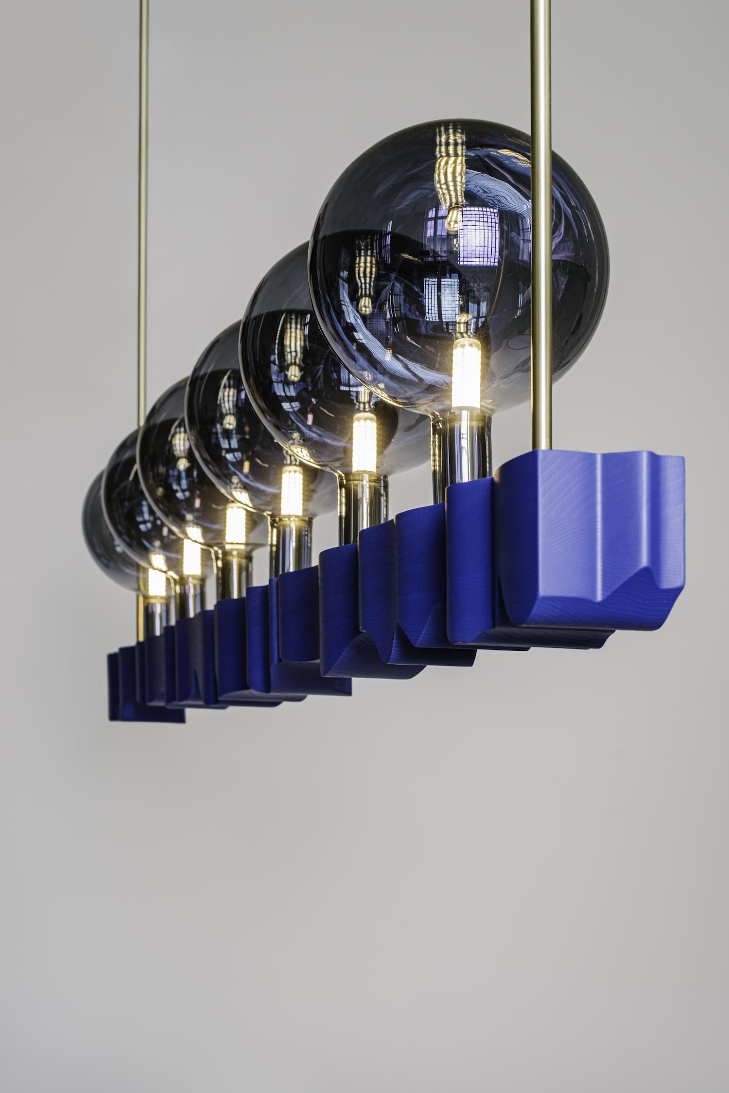 Czech YKB Collection / Monumental Luminaire For Sale