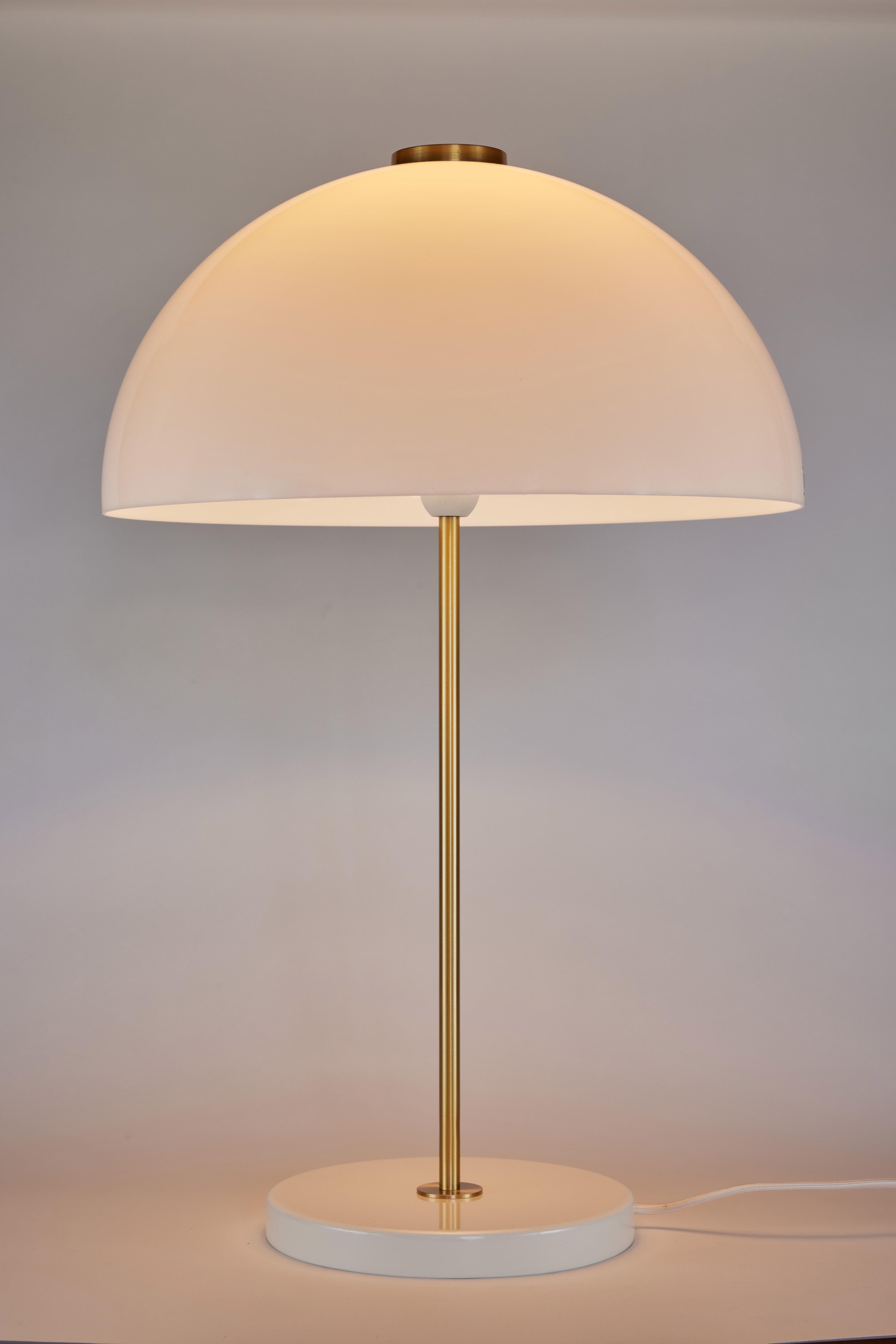 Metal Large Yki Nummi 'Kupoli' Table Lamp for Innolux Oy For Sale