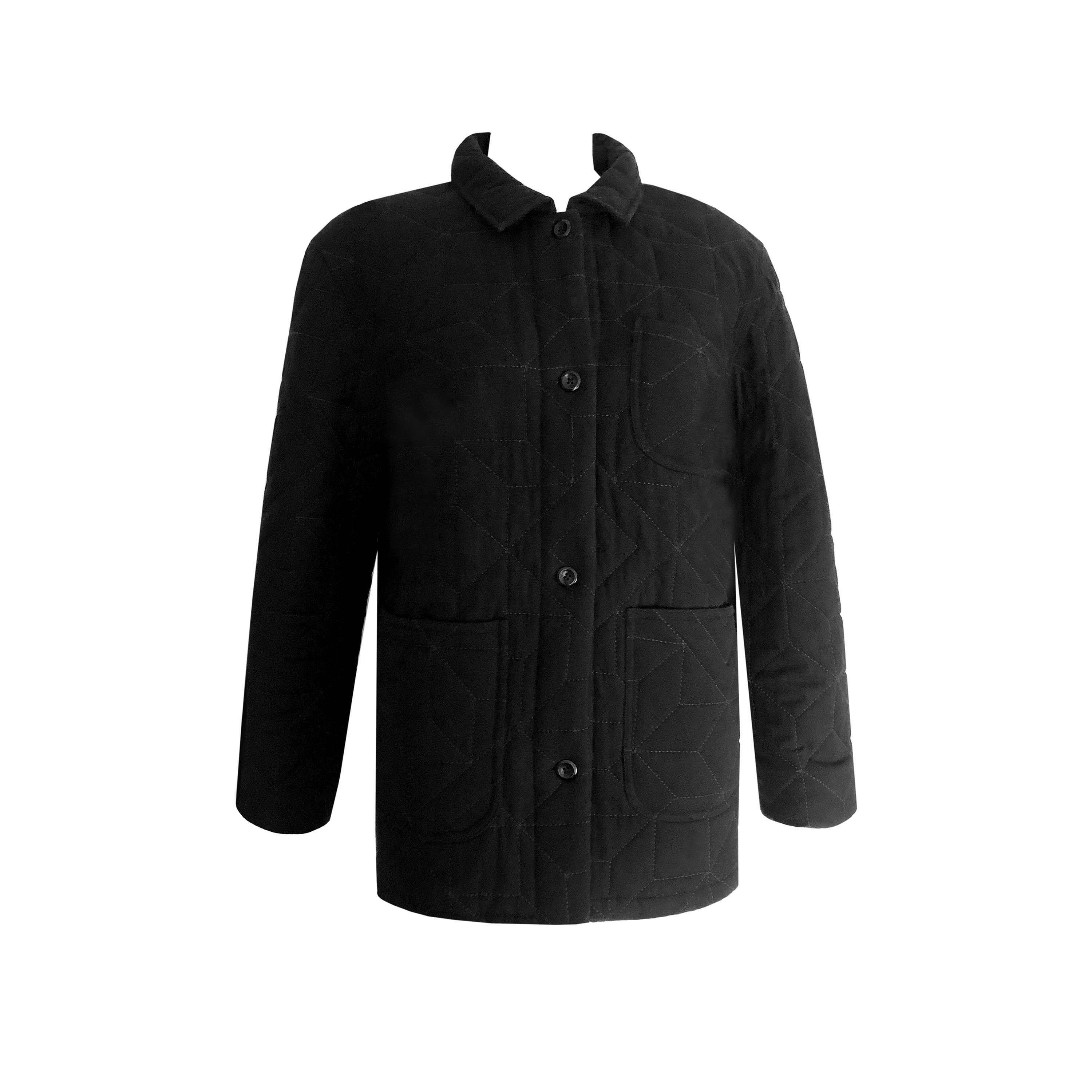 Ymc Patchwork Jacket - Lightly Padded Geometric T… - image 2