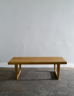 Yngvar Sandström "Tokyo" Bench Produced for Nordiska Kompaniet, Sweden, 1950s