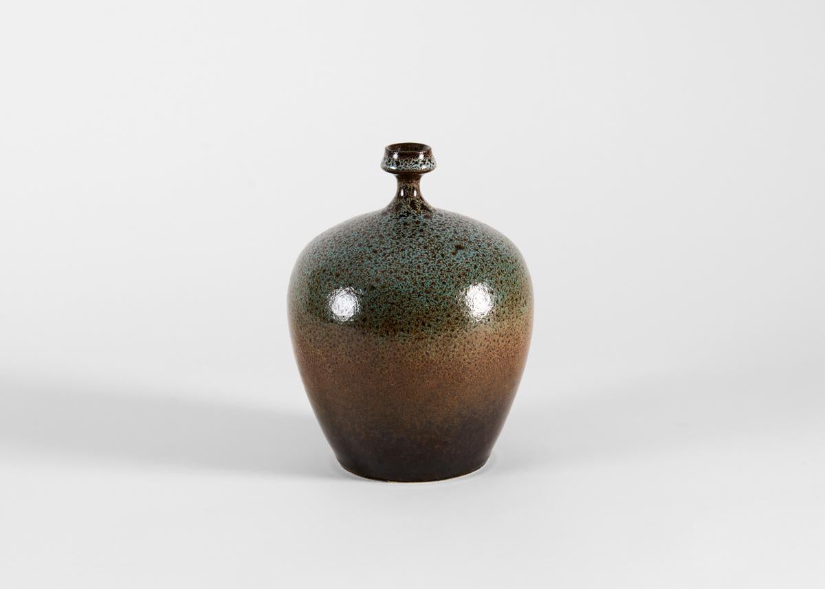 Yngve Blixt got his start producing souvenirs in the 1950s; by the end of his life he was a key member of a collective whose members included some of Sweden's most esteemed ceramists. This piece is one of collection produced in the latter part of