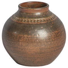 Yngve Blixt, Vase, Stoneware, Sweden, 1960s
