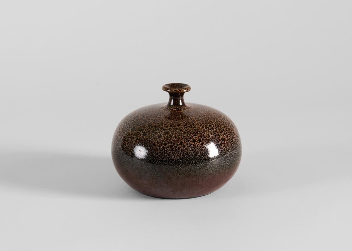 Yngve Blixt got his start producing souvenirs in the 1950s; by the end of his life he was a key member of a collective whose members included some of Sweden's most esteemed ceramists. This piece is one of collection produced in the latter part of
