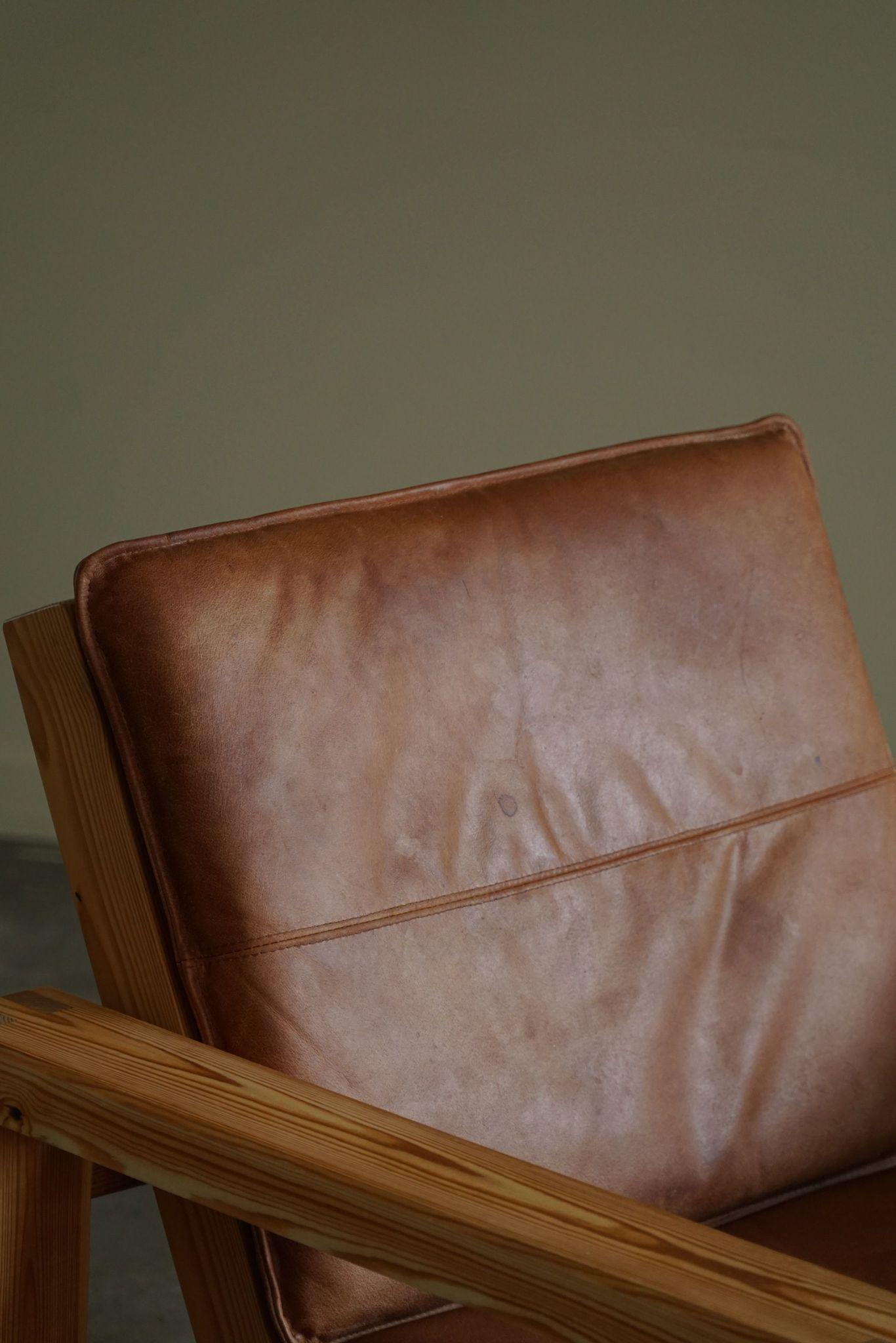 Yngve Ekström, paire de chaises longues en pin, Swedese, Mid Century Modern, 1970 en vente 6