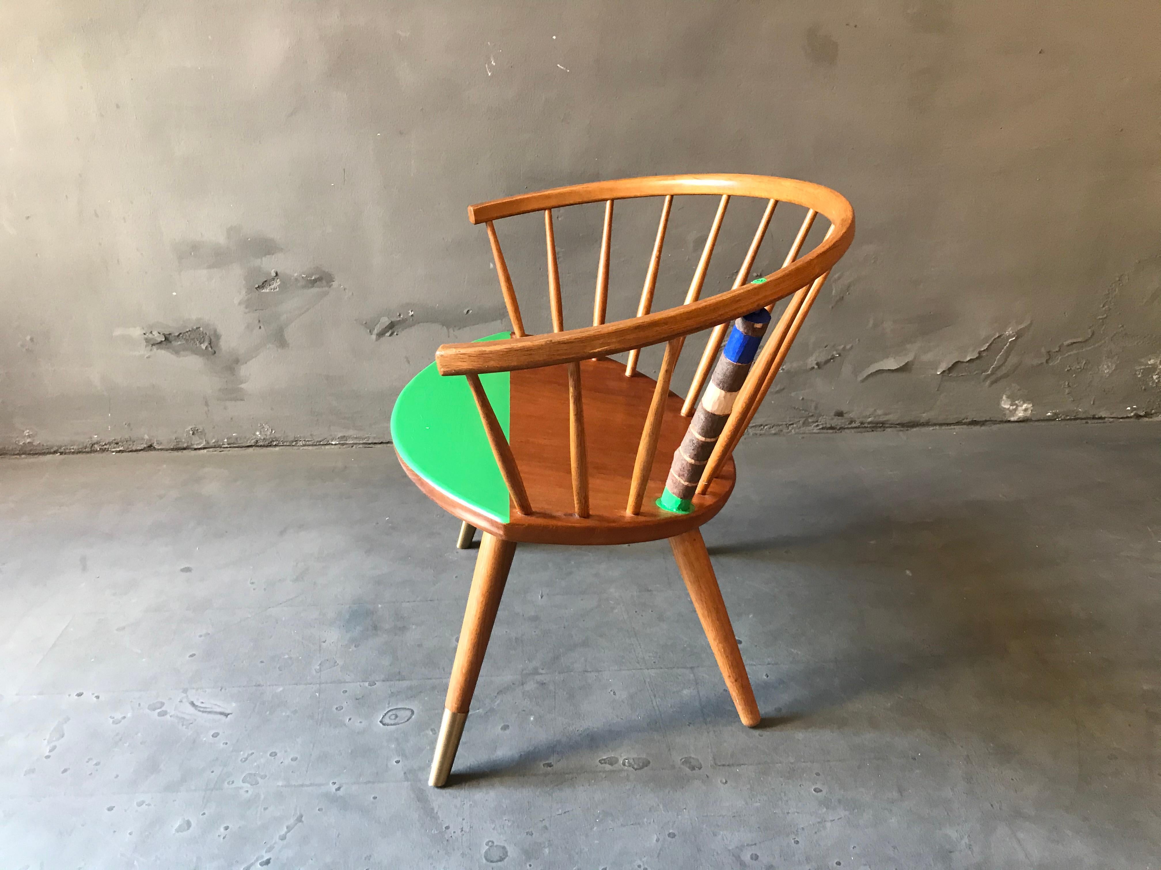 Mid-20th Century Yngve Ekström Arka Chair Contemporized and Named 