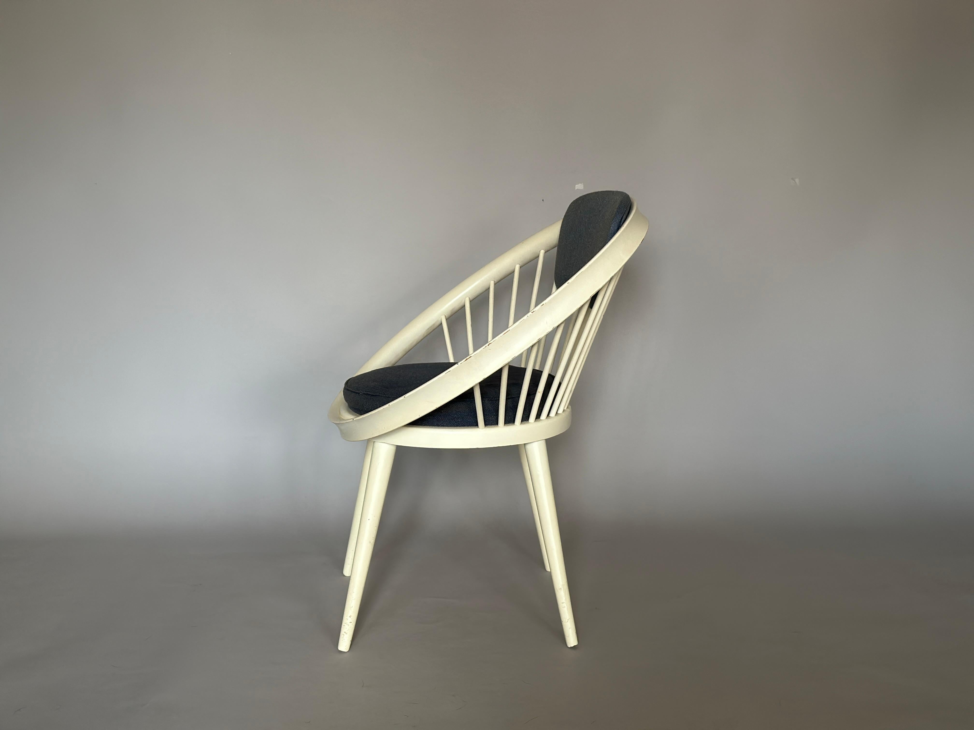 Yngve Ekstrom Circle Chair 1960s In Good Condition For Sale In Čelinac, BA