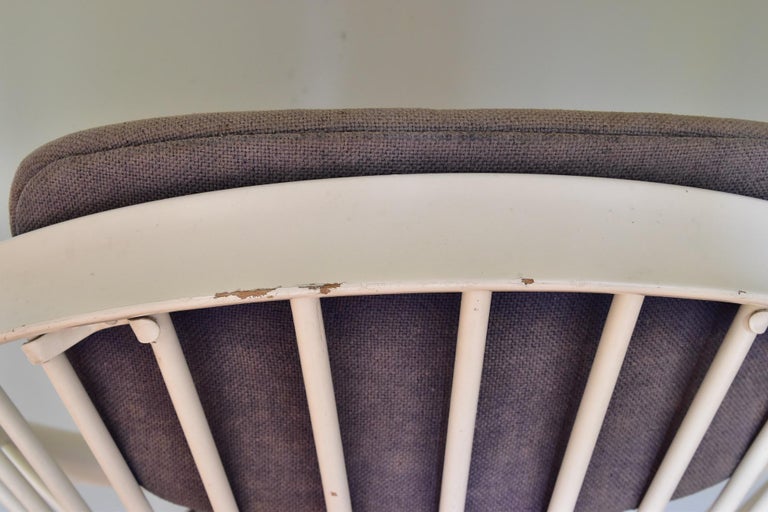 Yngve Ekström Circle Chair for Swedese, 1960s, Swedese Sweden In Distressed Condition For Sale In Krefeld, DE