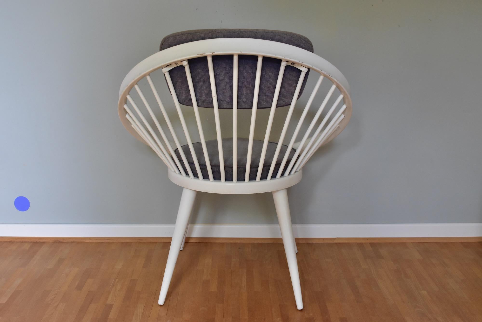 20th Century Yngve Ekström Circle Chair for Swedese, 1960s, Swedese Sweden For Sale