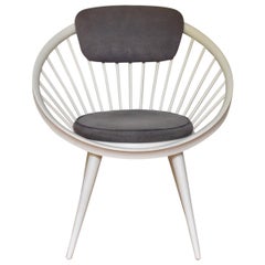 Retro Yngve Ekström Circle Chair for Swedese, 1960s, Swedese Sweden