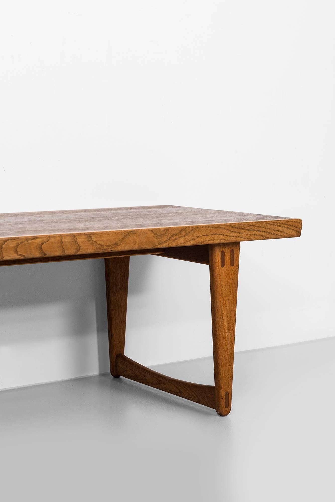 Rare coffee table, side table or bench designed by Yngve Ekström. Produced by Westbergs in Tranås, Sweden.