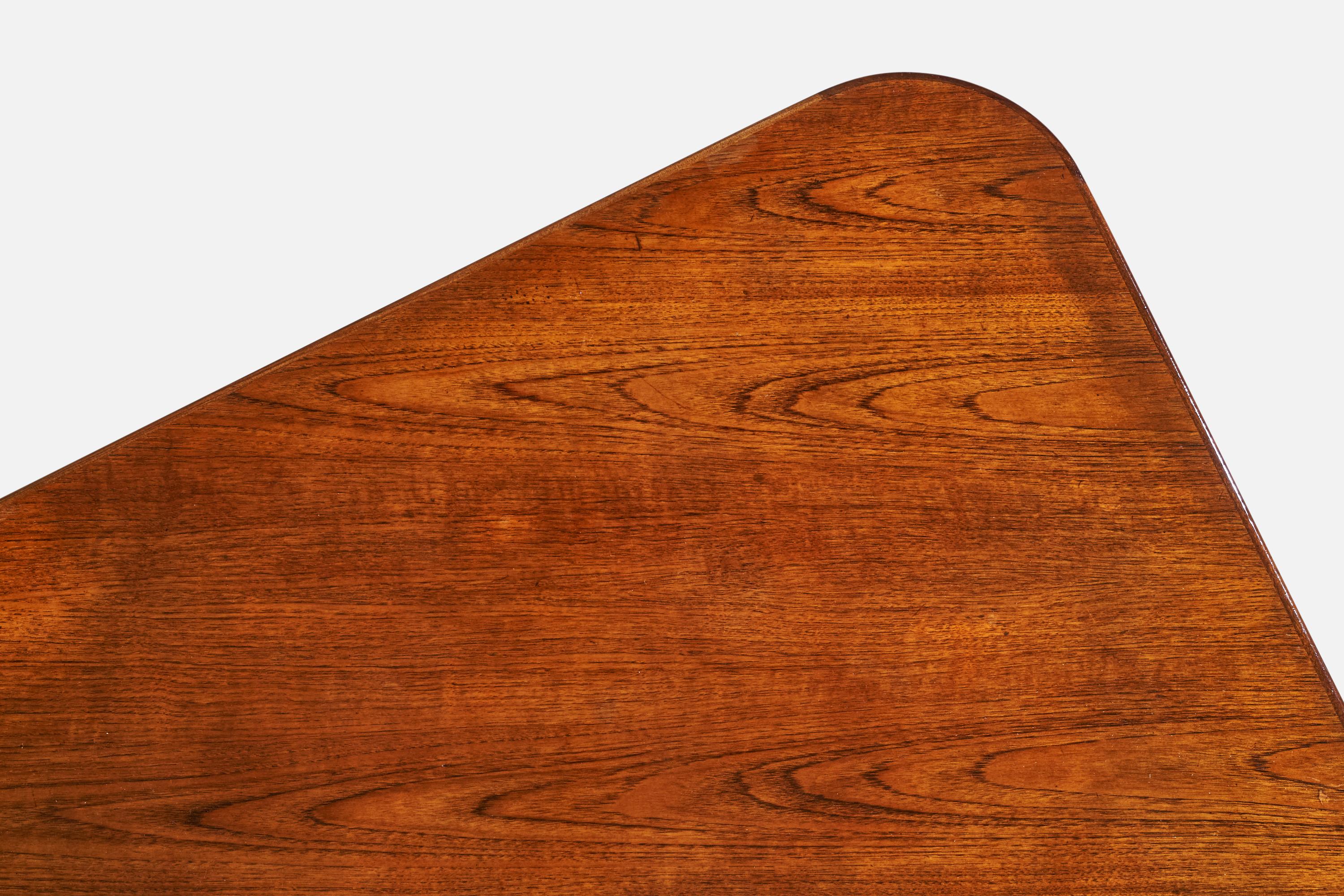 Yngve Ekström, Table basse, Teck, Oak, Suède, années 1960 en vente 4