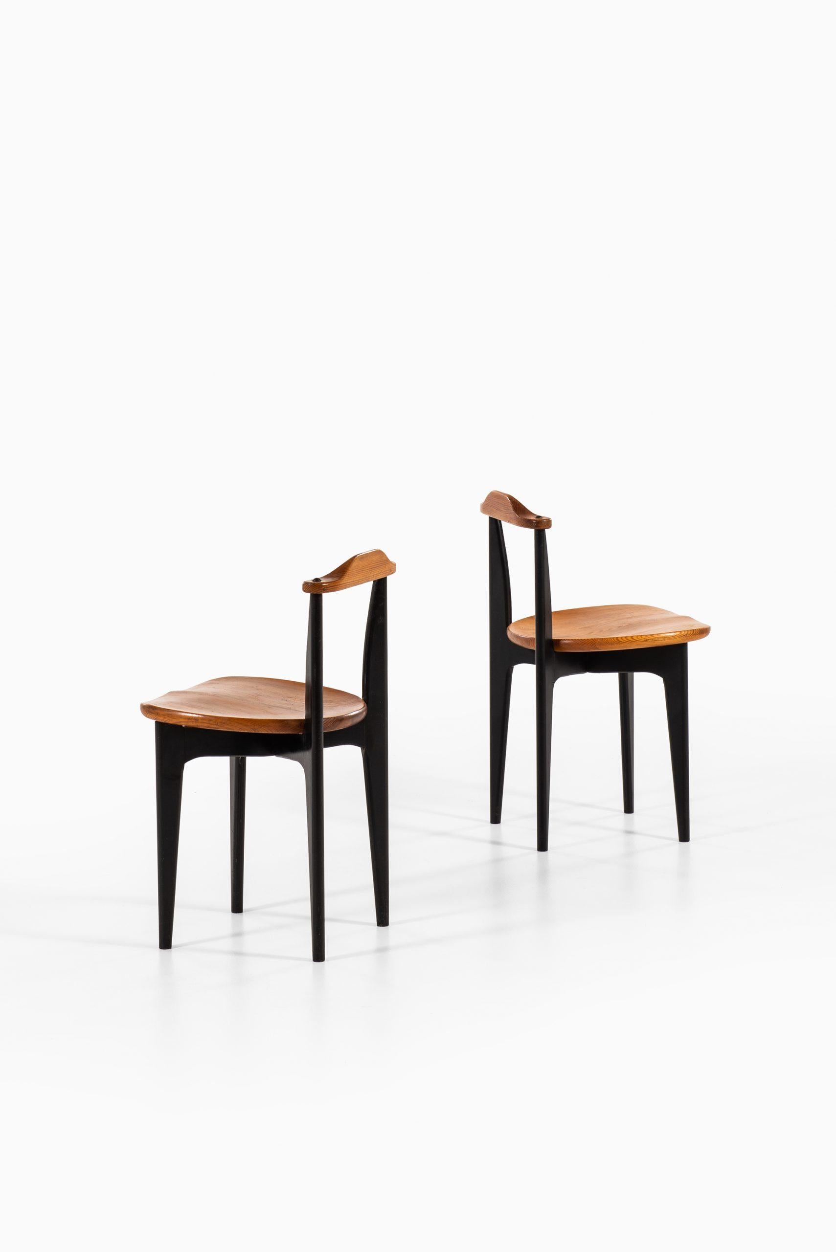 Swedish Yngve Ekström Dining Chairs Model Thema Produced by Swedese in Sweden For Sale