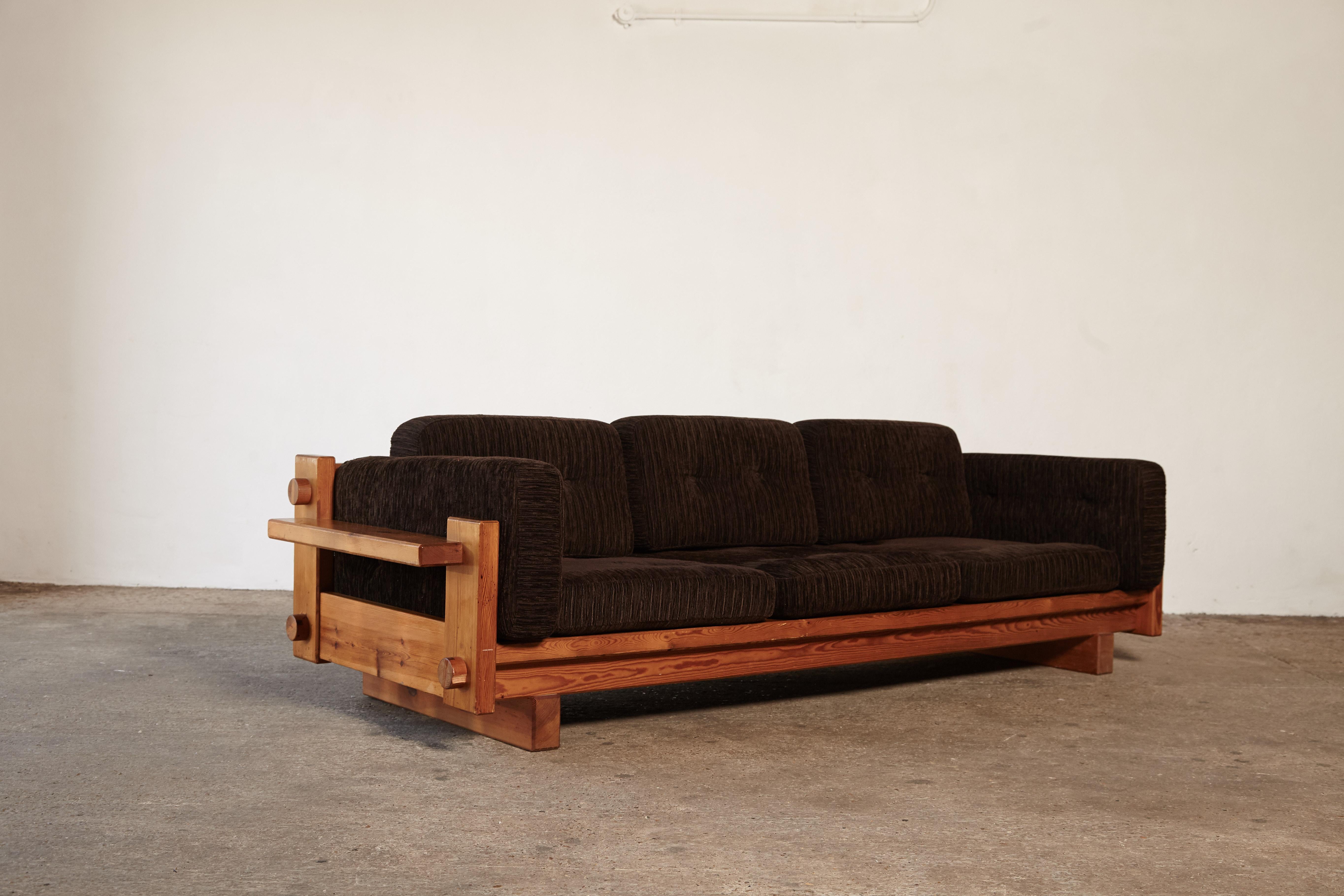 Yngve Ekström 'Dymling' Sofa, Produced by Swedese, Sweden, 1970s In Good Condition In LEWES, GB