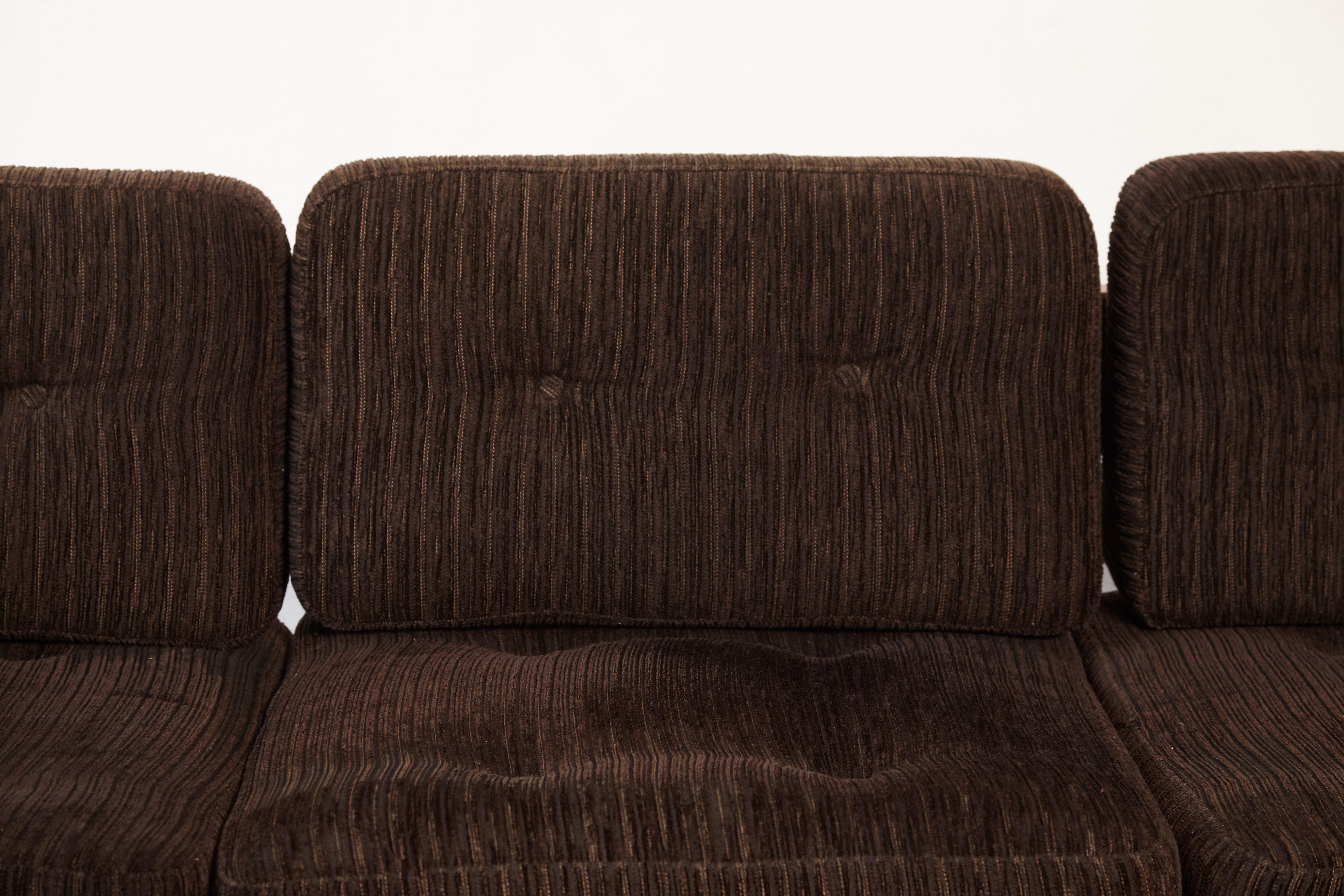Fabric Yngve Ekström 'Dymling' Sofa, Produced by Swedese, Sweden, 1970s