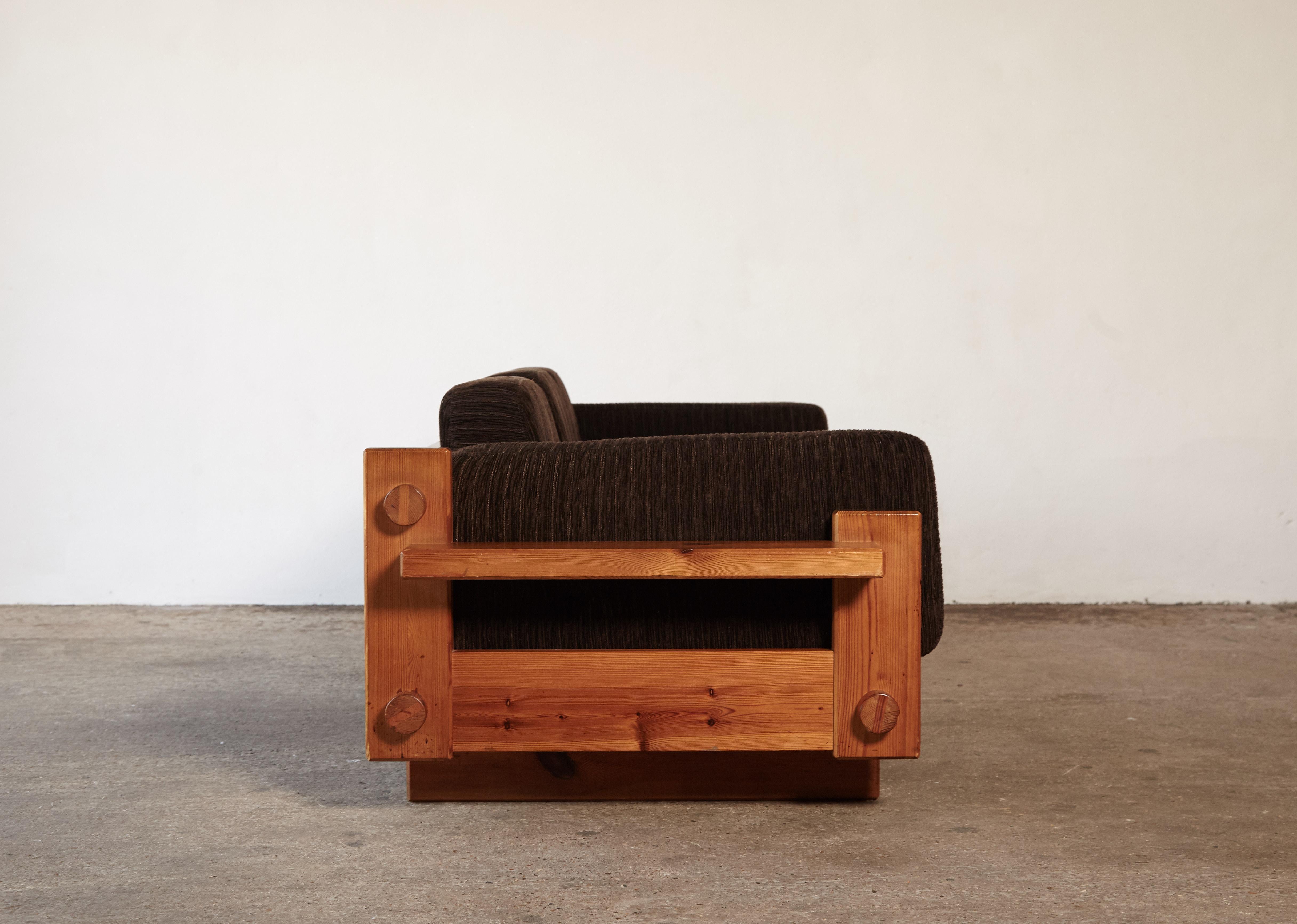Mid-Century Modern Yngve Ekström 'Dymling' Sofa, Produced by Swedese, Sweden, 1970s