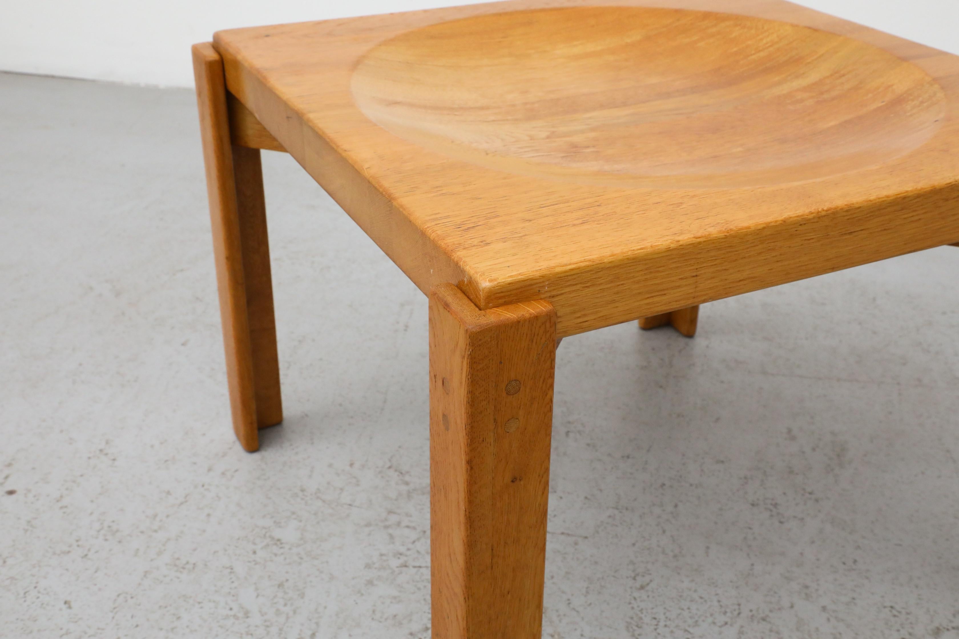 Yngve Ekström für Dansk Oak Reversible 'Catch All' Tisch, Dänemark 1960er Jahre im Angebot 11