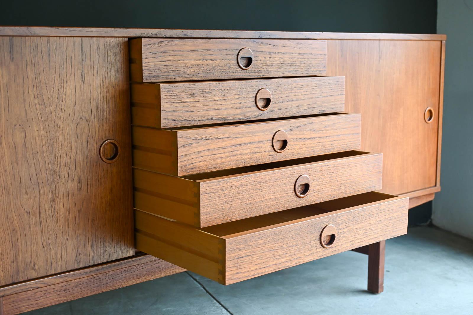 Yngve Ekstrom For Dux 'Ulvö' Teak Credenza, ca. 1959 4