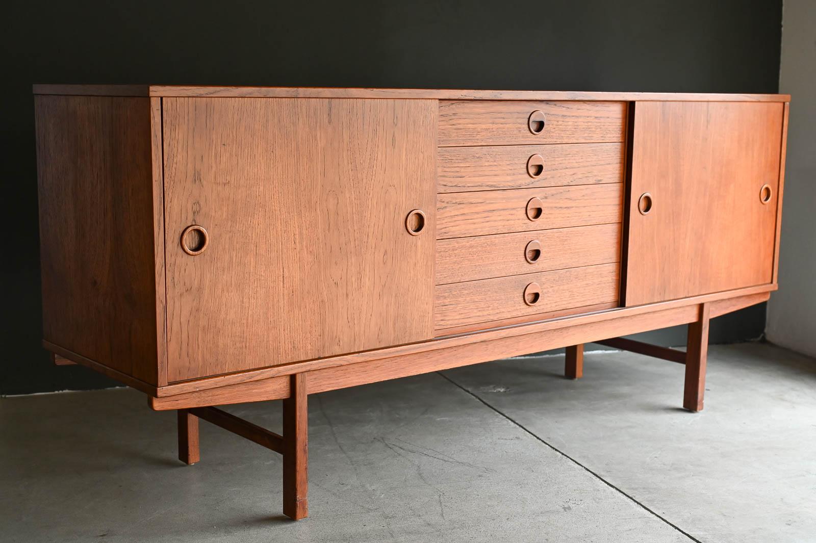 Swedish Yngve Ekstrom For Dux 'Ulvö' Teak Credenza, ca. 1959