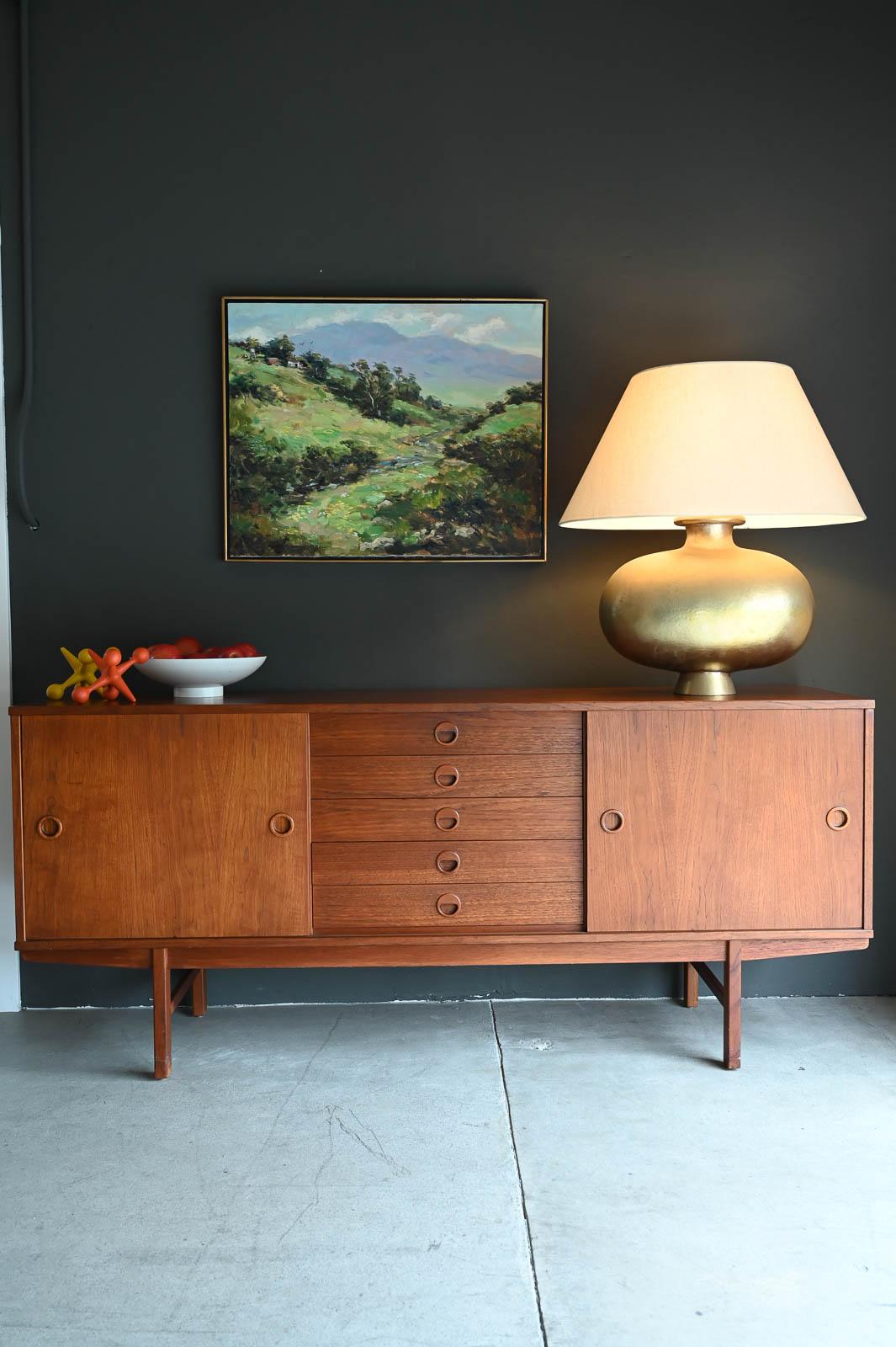 Mid-20th Century Yngve Ekstrom For Dux 'Ulvö' Teak Credenza, ca. 1959