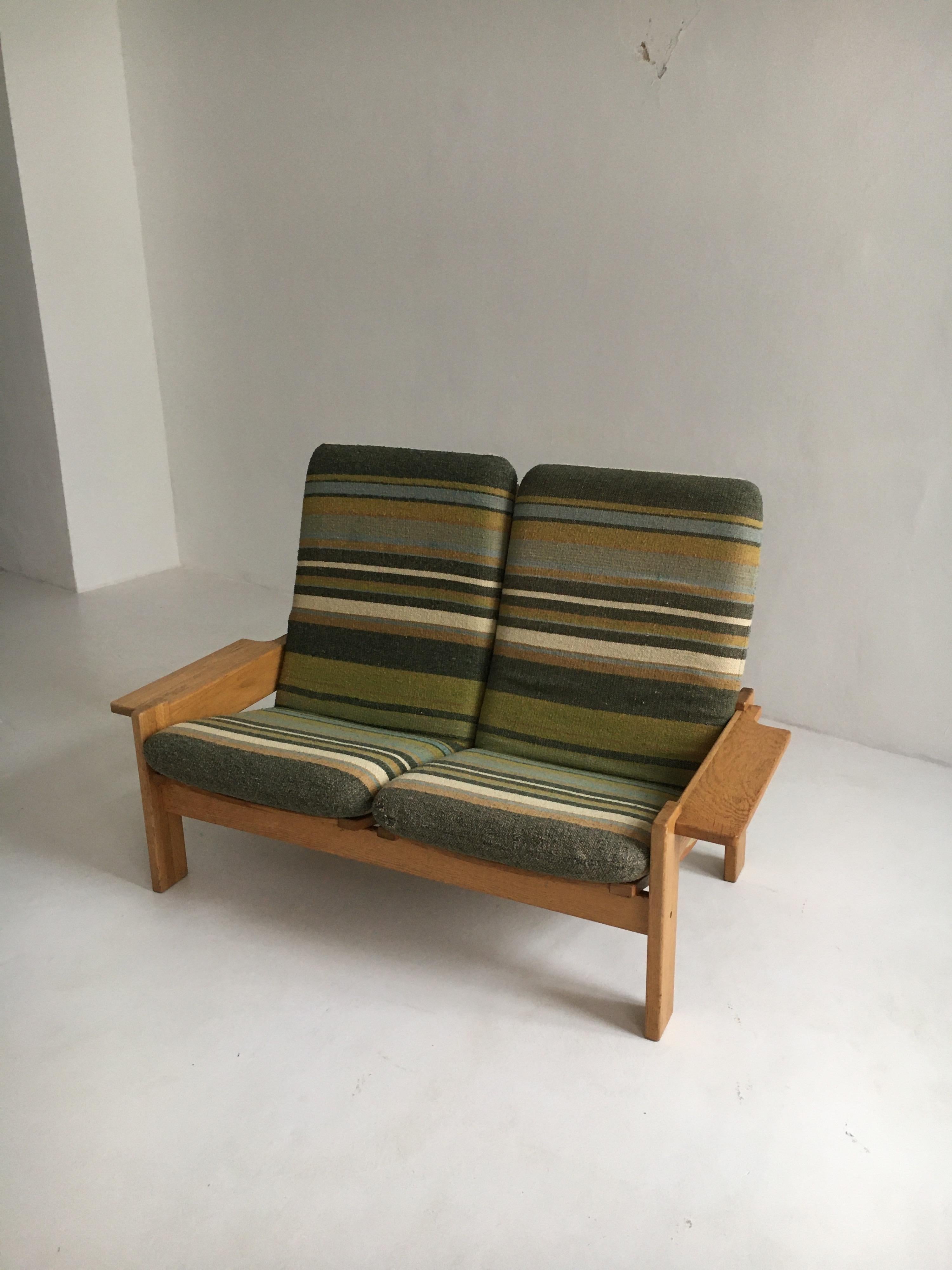 stripe love seat