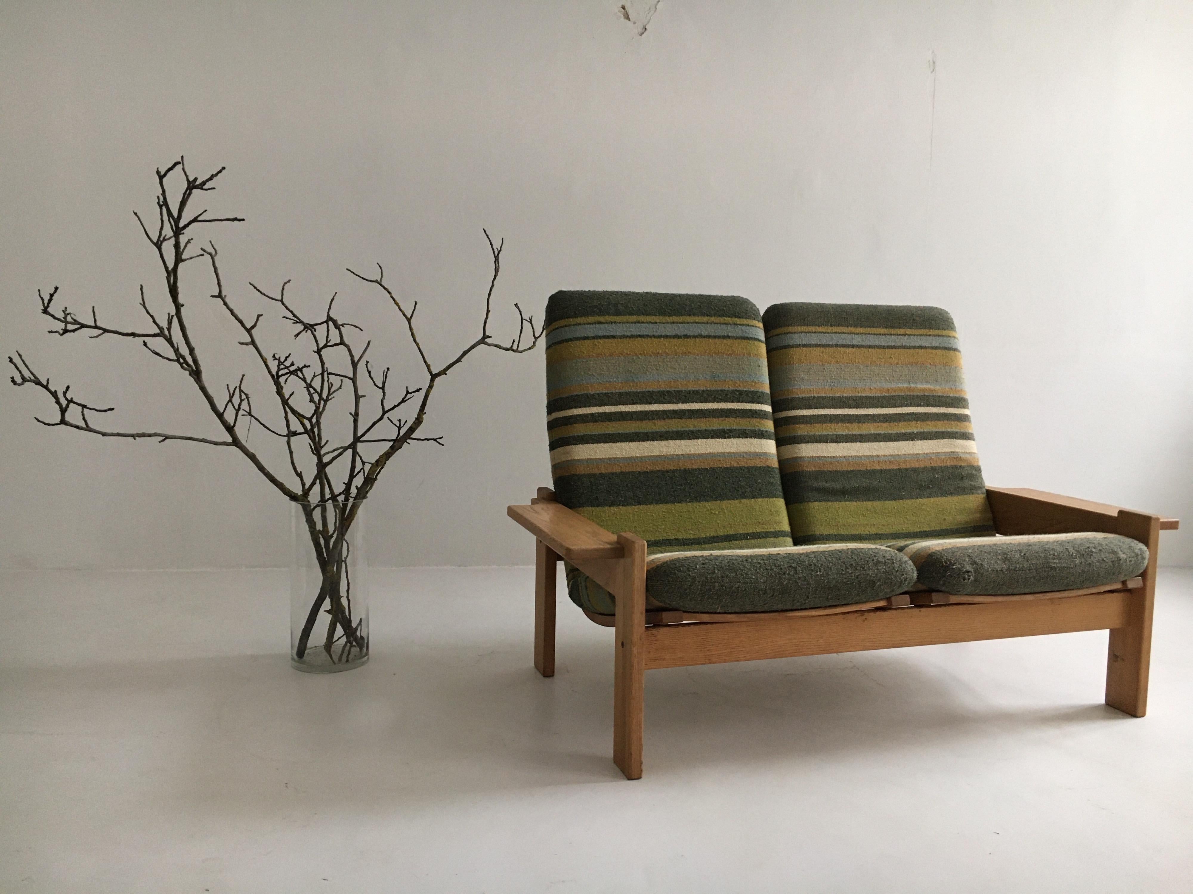 Mid-20th Century Yngve Ekstrom for Swedese Møbler Two-Seat Sofa Loveseat For Sale