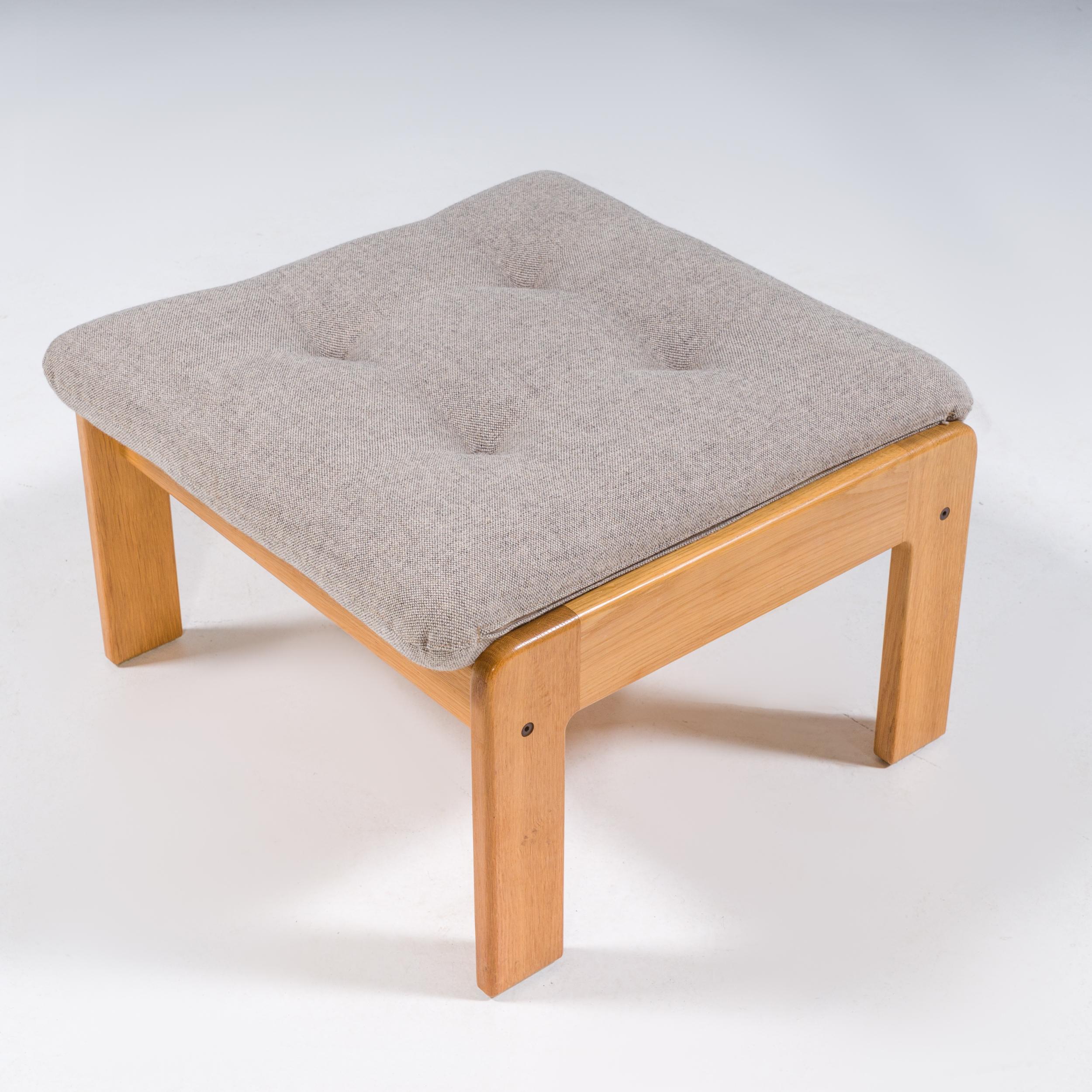 Yngve Ekström pour Swedese Canapé simple et pouf, 1960s en vente 14