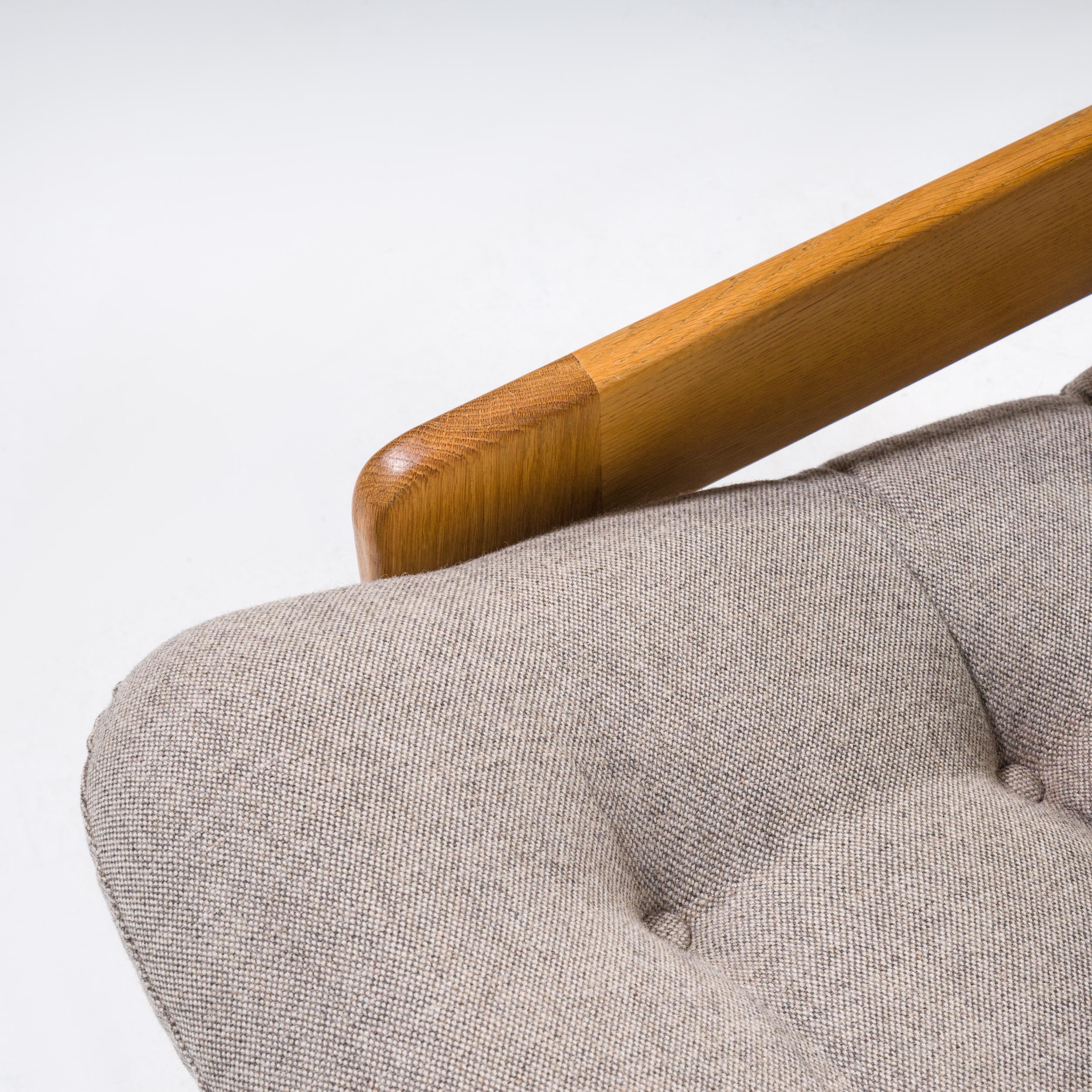 Yngve Ekström pour Swedese Canapé simple et pouf, 1960s en vente 3