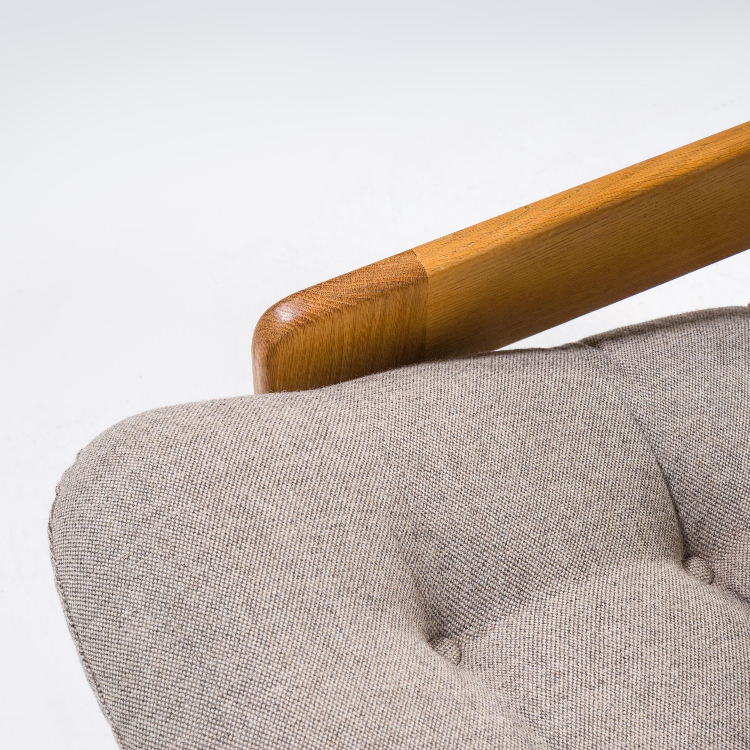 Yngve Ekström pour Swedese Canapé simple et pouf, 1960s en vente 4