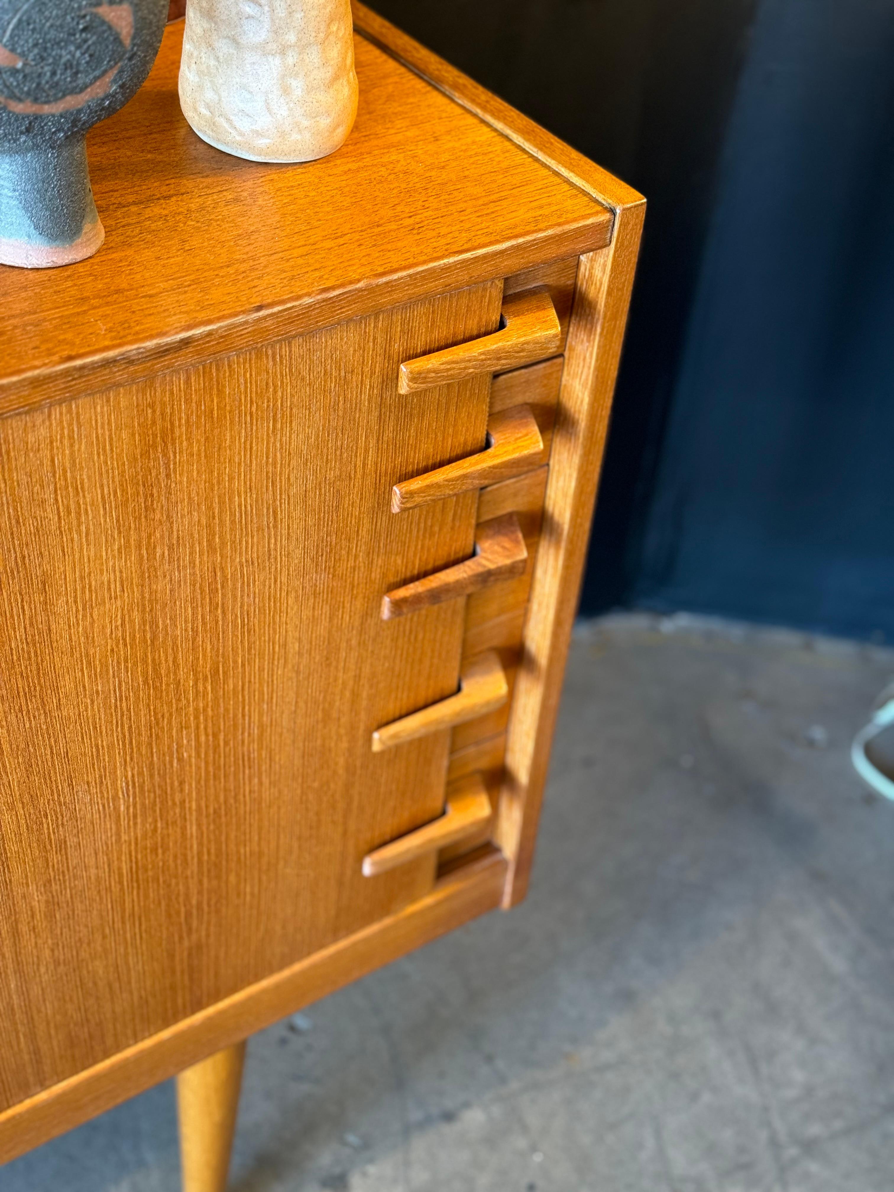 Mid-20th Century Yngve Ekström for Troeds Mid Century Teak Credenza